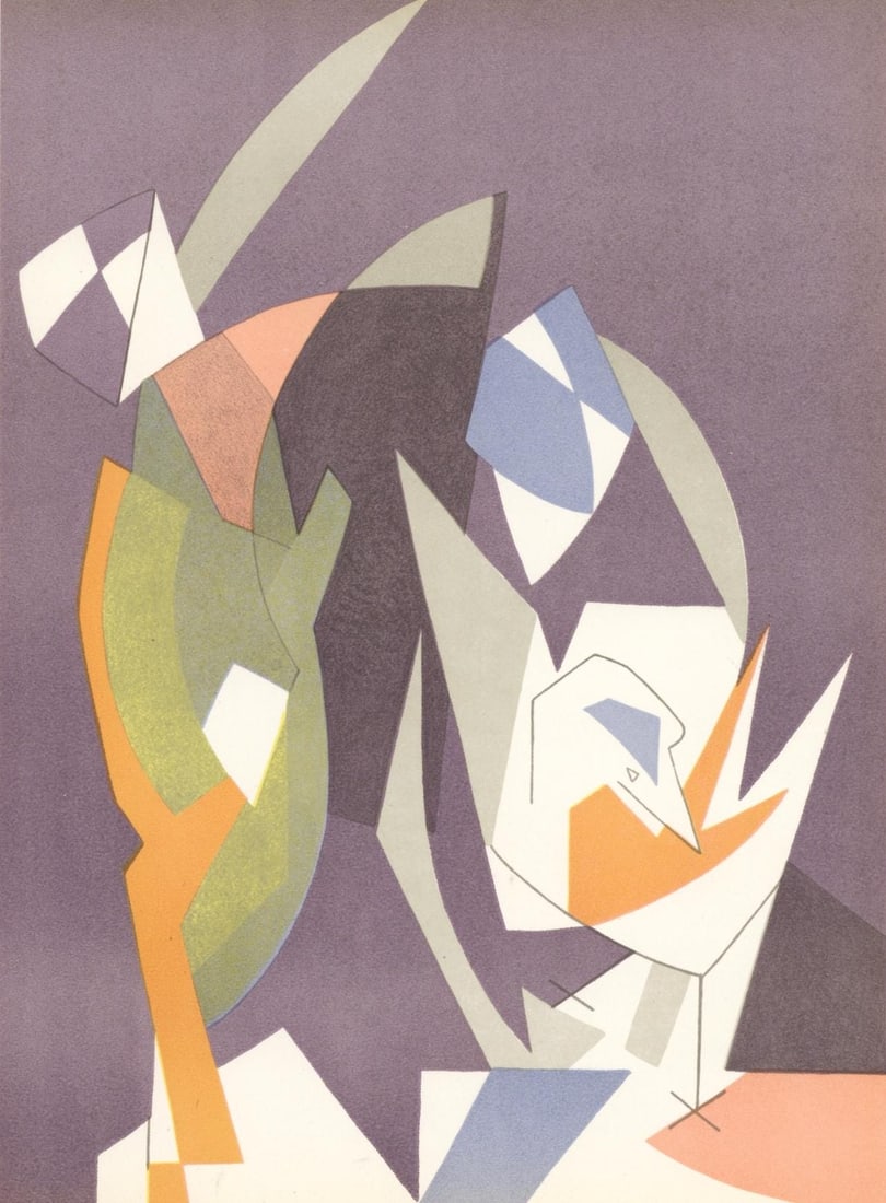 Andr Beaudin, Composition, Andr Beaudin, Verve: Revue Artistique, Lithograph: Andr Beaudin, Composition, Andr Beaudin, Verve: Revue Artistique, Lithograph Item Specifics: Paper size: 11.57 x 8.66 inches. Excellent condition. Inscription: Unsigned and unnumbered, as issued. Note