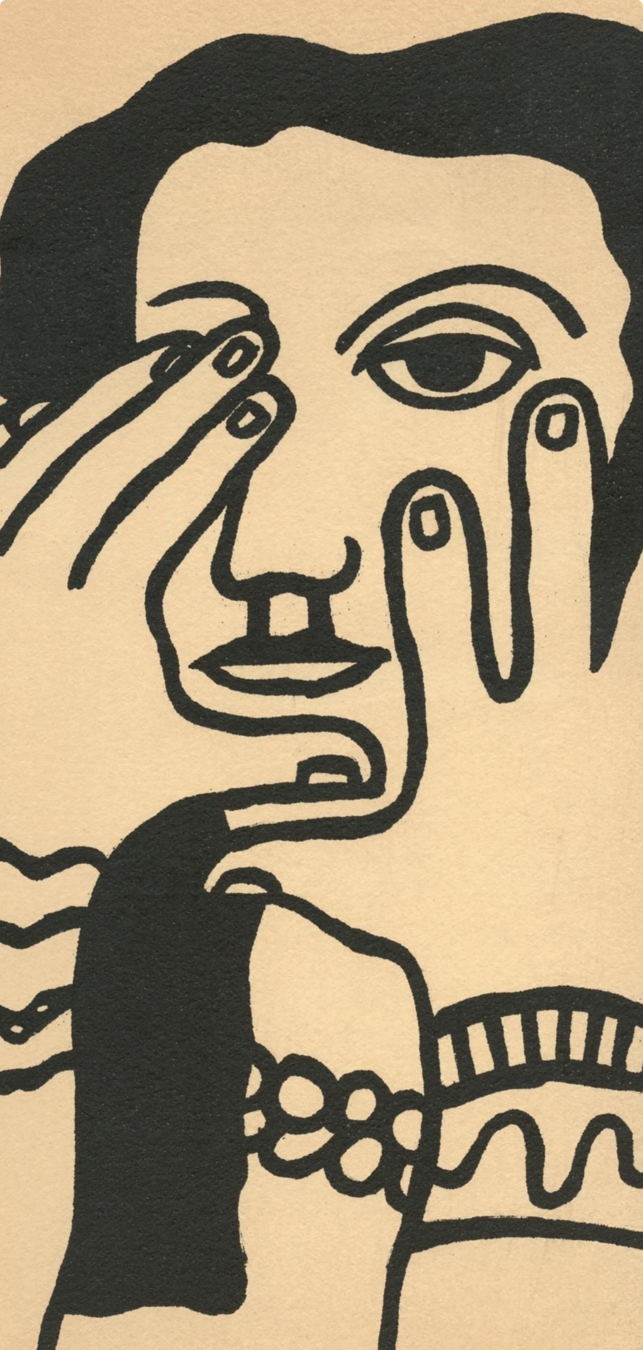 Fernand Lger Composition Mon ami Lger Lithograph - 2