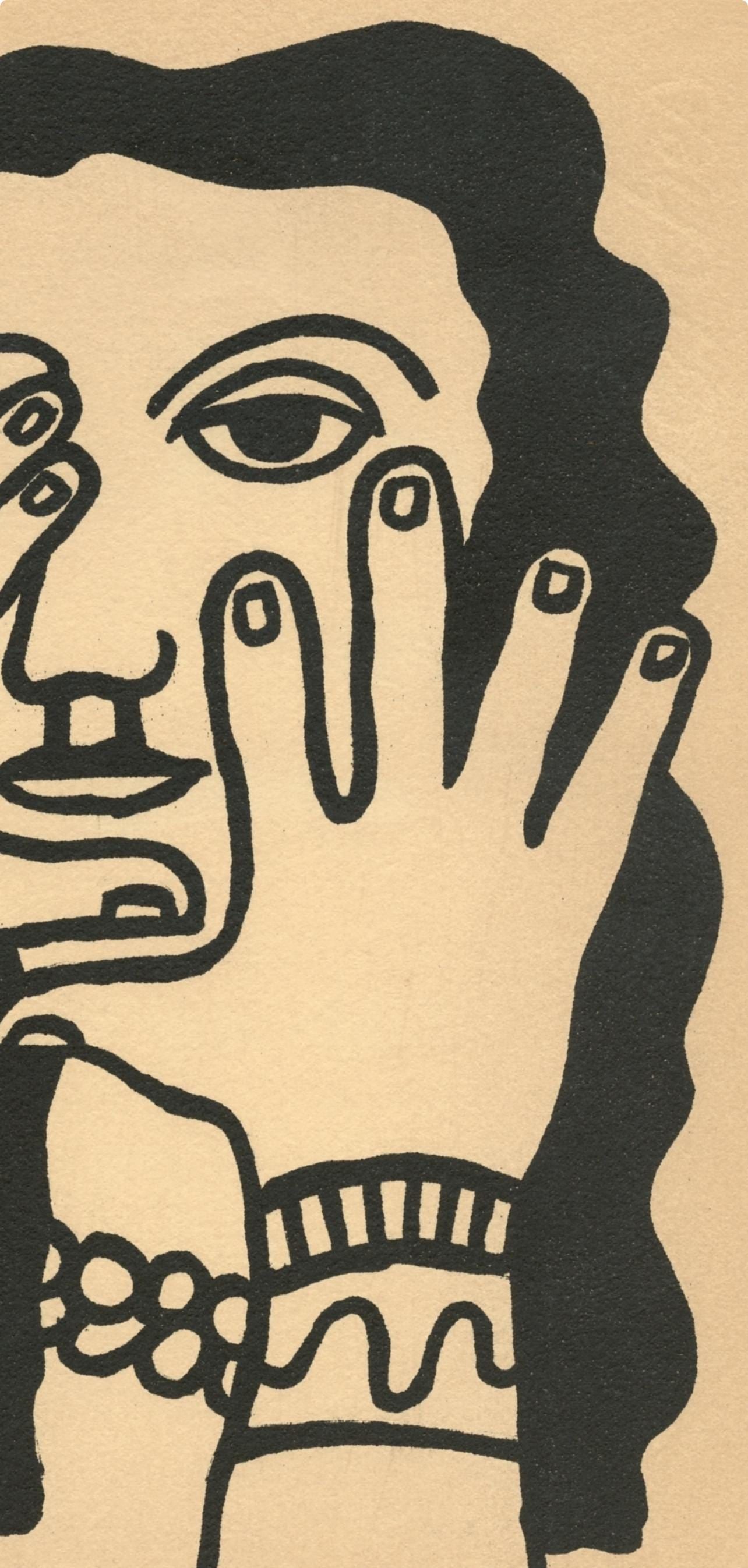 Fernand Lger Composition Mon ami Lger Lithograph - 4