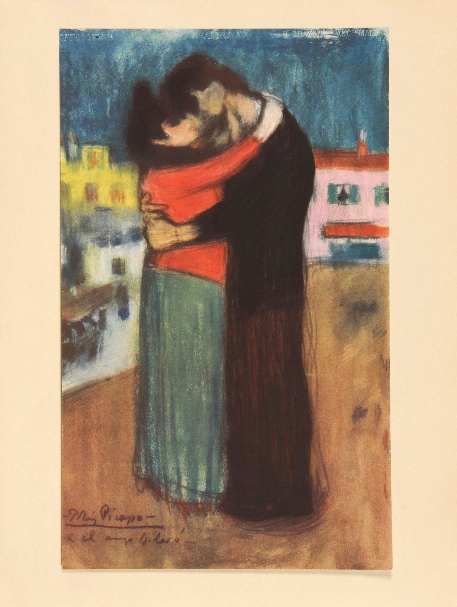 Picasso Composition Les Bleus de Barcelone Lithograph - 6