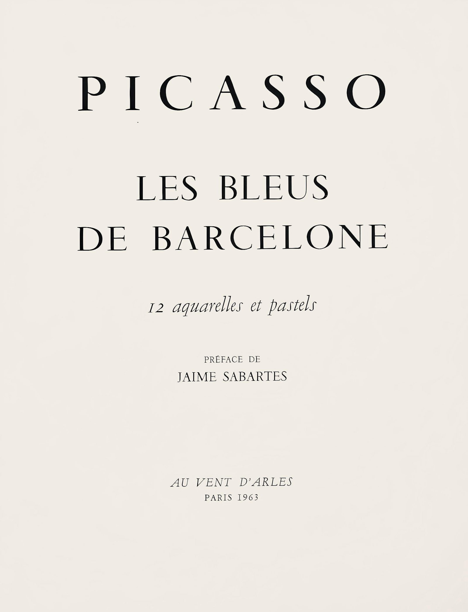 Picasso Composition Les Bleus de Barcelone Lithograph - 7
