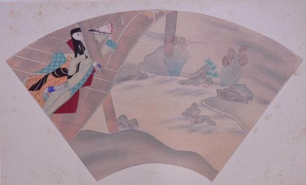 Japanese Color Woodblock Print Fan Art 32x51cm Meiji Era: Japanese Color Woodblock Print Fan Art 32x51cm Meiji Era Item Specifics: Subject: Fan Design / Decorative Art Material: Washi Paper Style: Japanese Product Disclaimer: Please review the full descripti