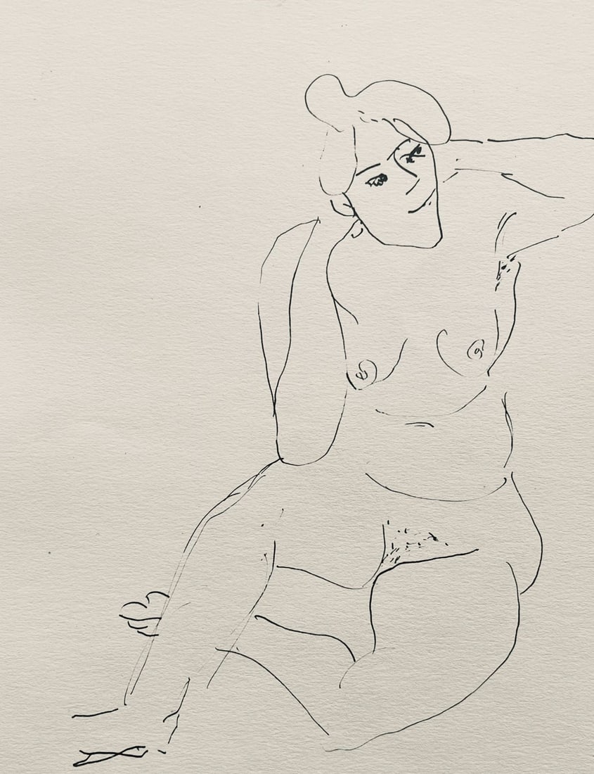 Henri Matisse, Composition (Dutel 3), Dessins de Henri-Matisse, Lithograph: Henri Matisse, Composition (Dutel 3), Dessins de Henri-Matisse, Lithograph Item Specifics: Paper Size: 10 x 8 inches. Excellent condition. Notes: From the album, Dessins de Henri-Matisse, 1925. Publis