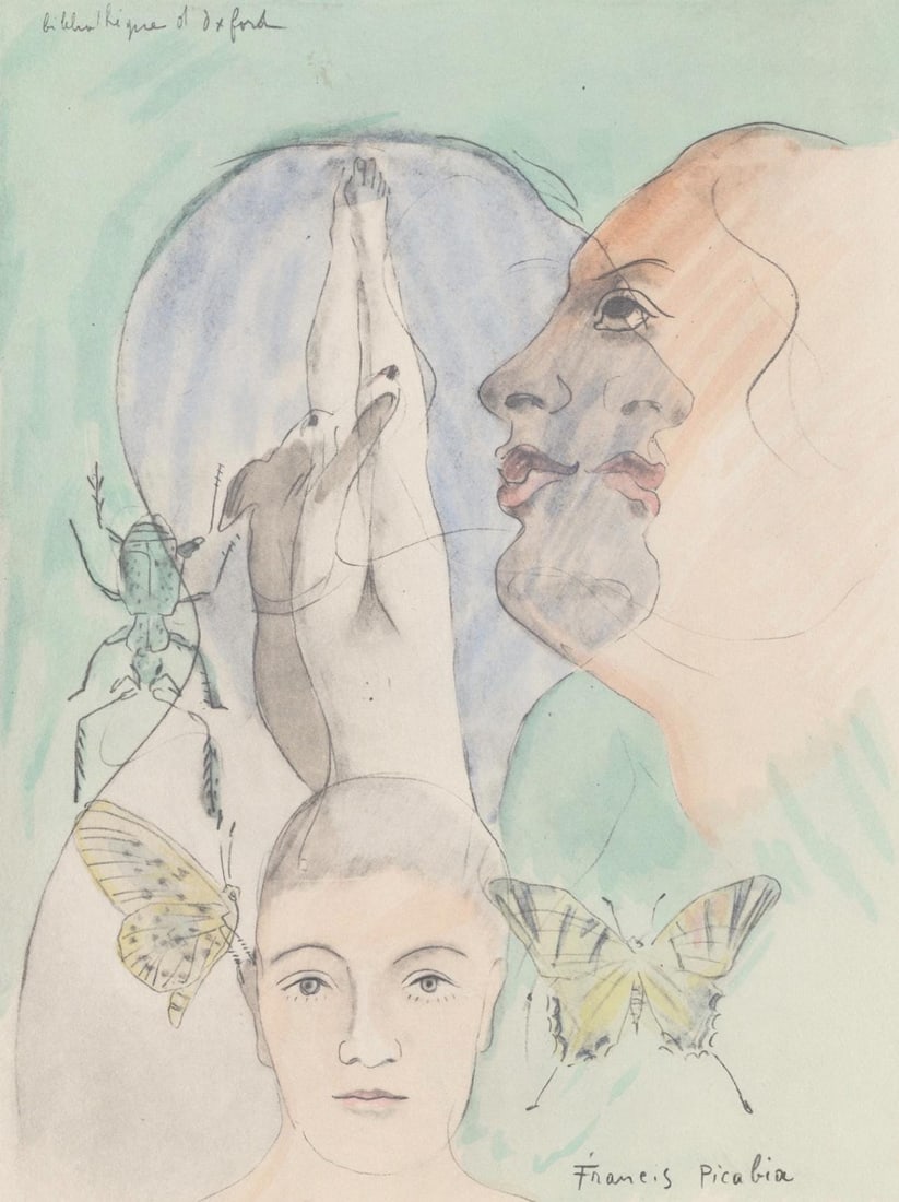 Francis Picabia, Composition, Le Peseur d'mes (The Weigher of Souls), Lithograph: Francis Picabia, Composition, Le Peseur d'mes (The Weigher of Souls), Lithograph Item Specifics: Inscription: Unsigned and unnumbered, as issued. Paper Size: 10.3125 x 8.75 inches. Excellent condition