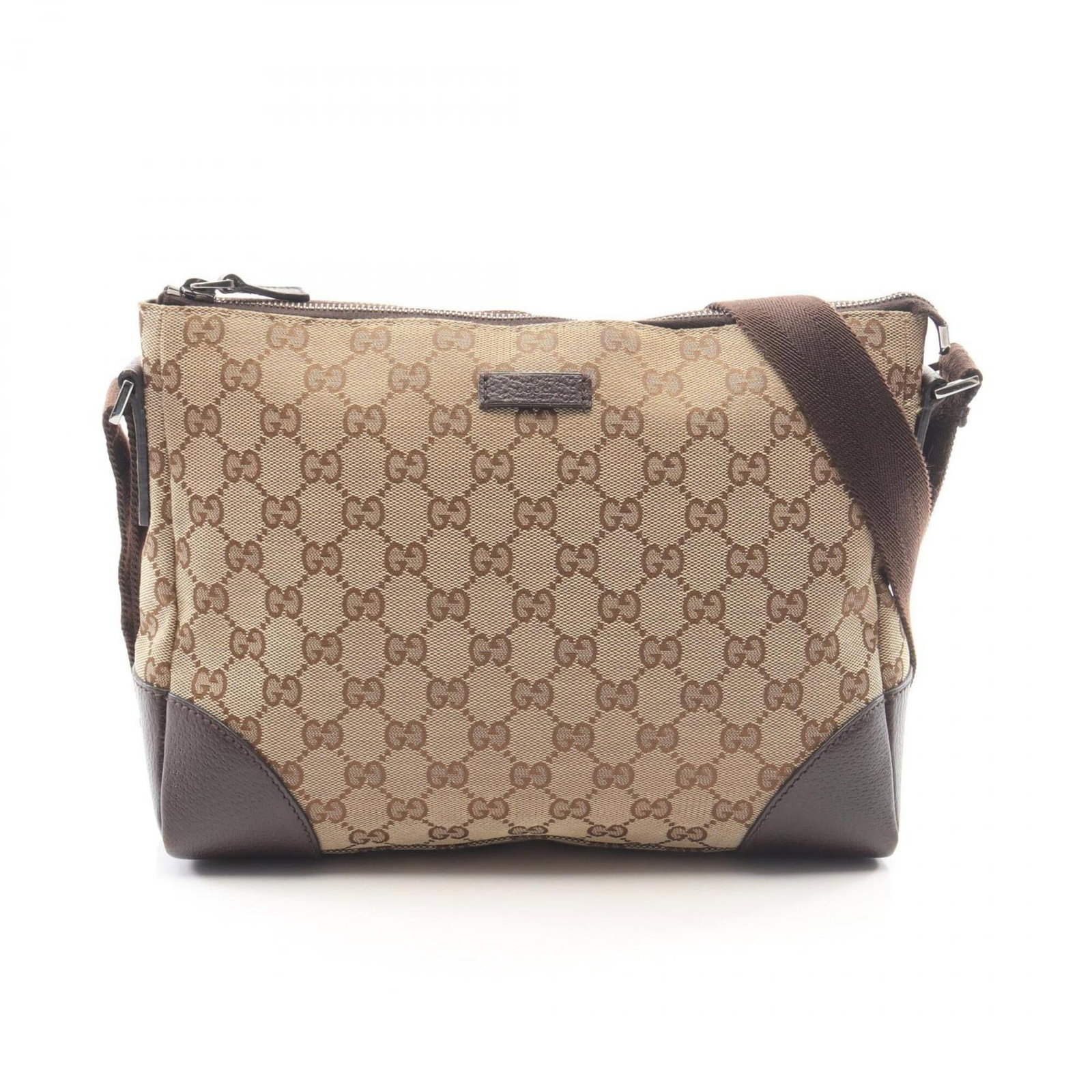 Gucci Handbag Shoulder Bag Gg Canvas Leather: Gucci Handbag Shoulder Bag Gg Canvas Leather Gucci's iconic GG canvas leather shoulder bag boasts a timeless design with clean lines and a spacious interior, perfect for daily use. Measuring 21cm x 28
