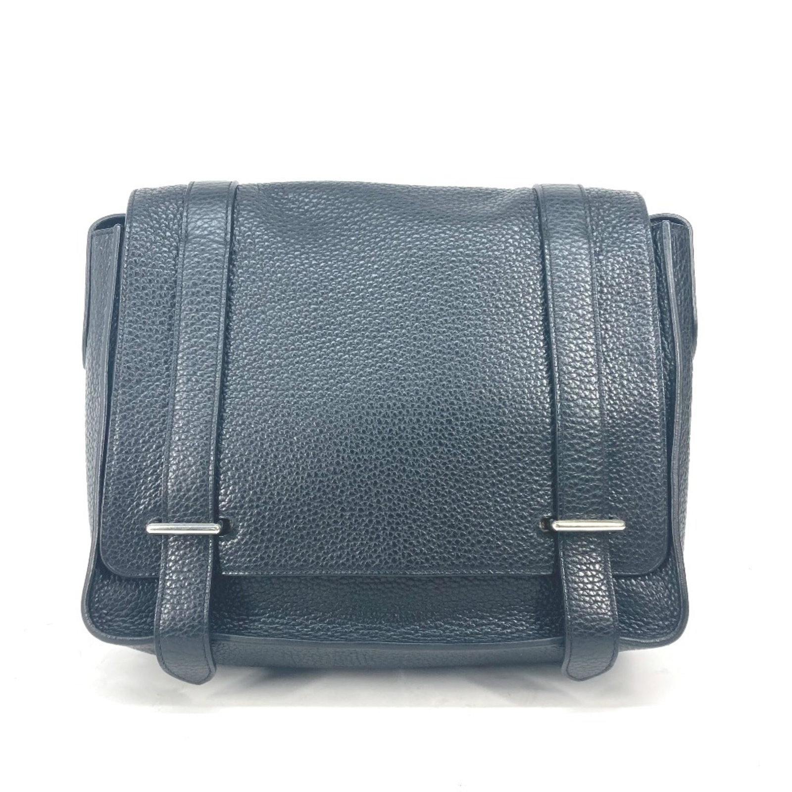 Clemence Leather Taurillon Messenger Bag Shoulder Bag Hermes: Clemence Leather Taurillon Messenger Bag Shoulder Bag Hermes Taurillon clemence leather gives this messenger bag its unique and luxurious feel. Measuring 23.5cm x 26.5cm x 7.5cm, it offers a stylish a