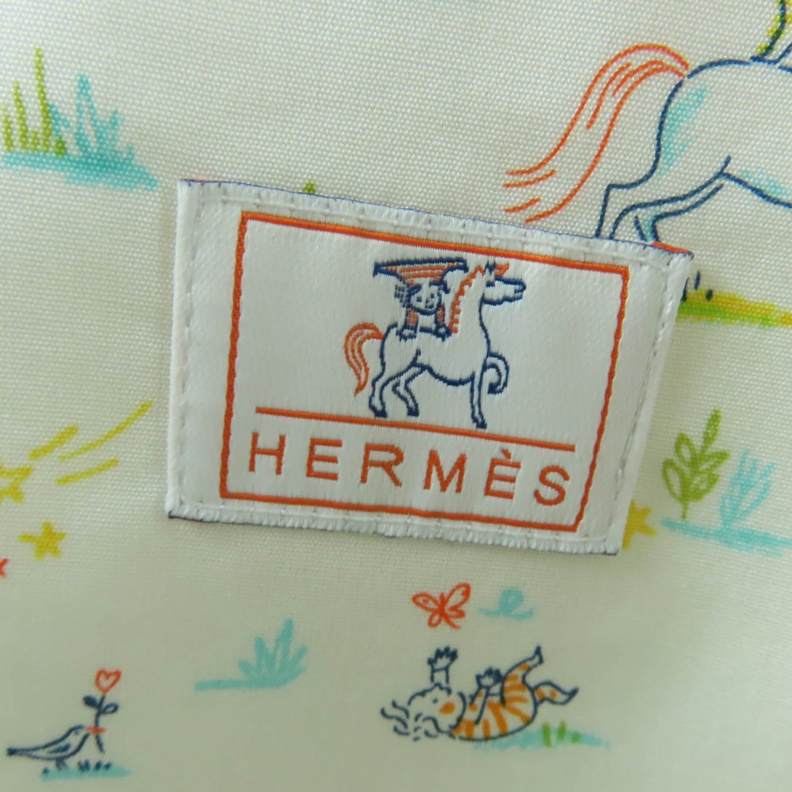 Hermes Tote Bag Cotton Polyurethane Polyamide - 10