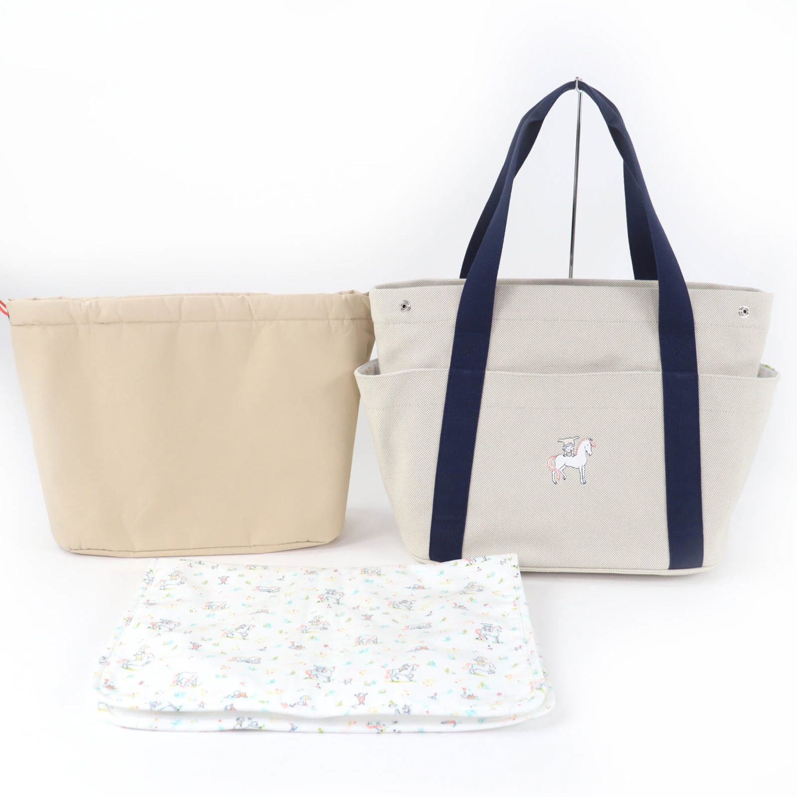 Hermes Tote Bag Cotton Polyurethane Polyamide - 2