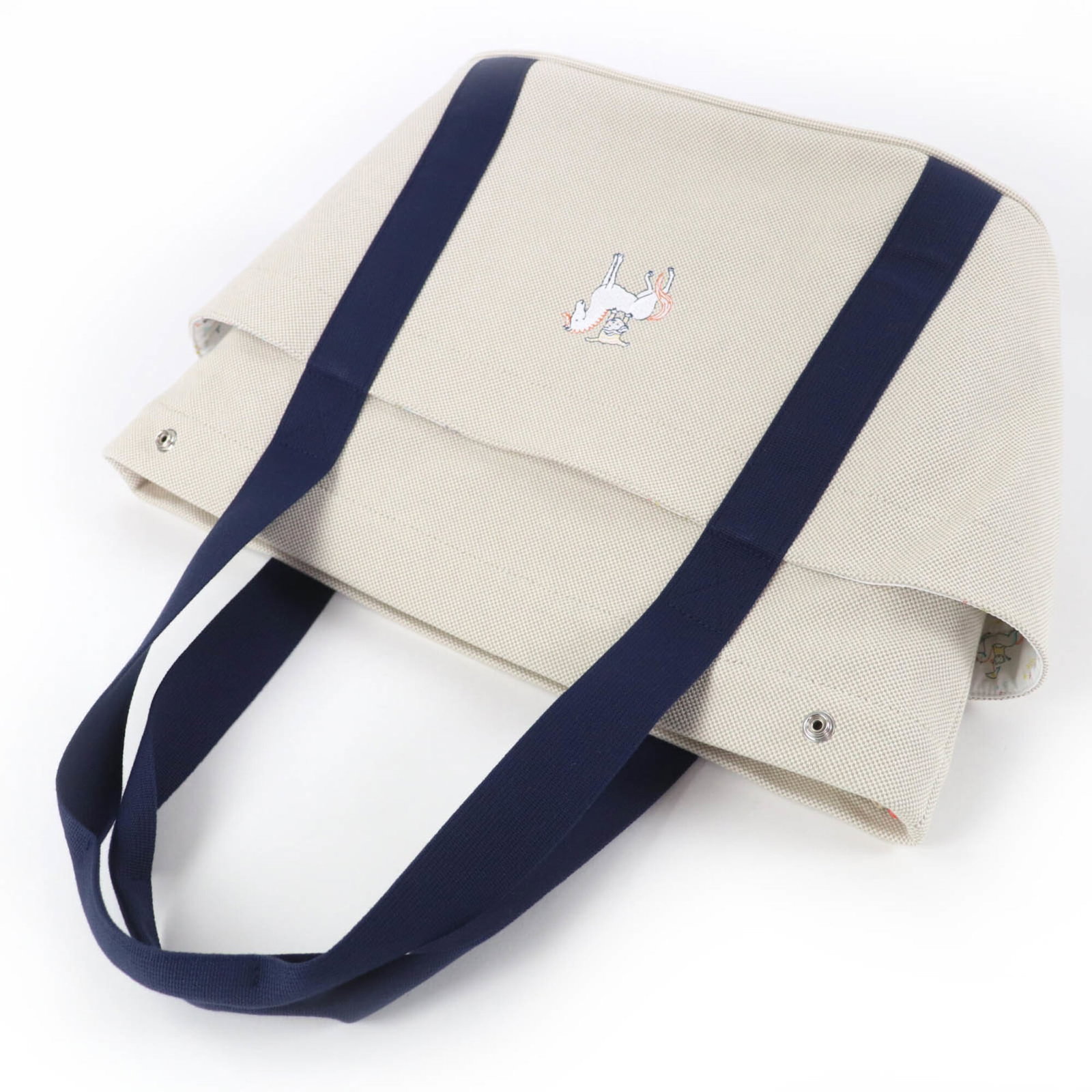 Hermes Tote Bag Cotton Polyurethane Polyamide - 5