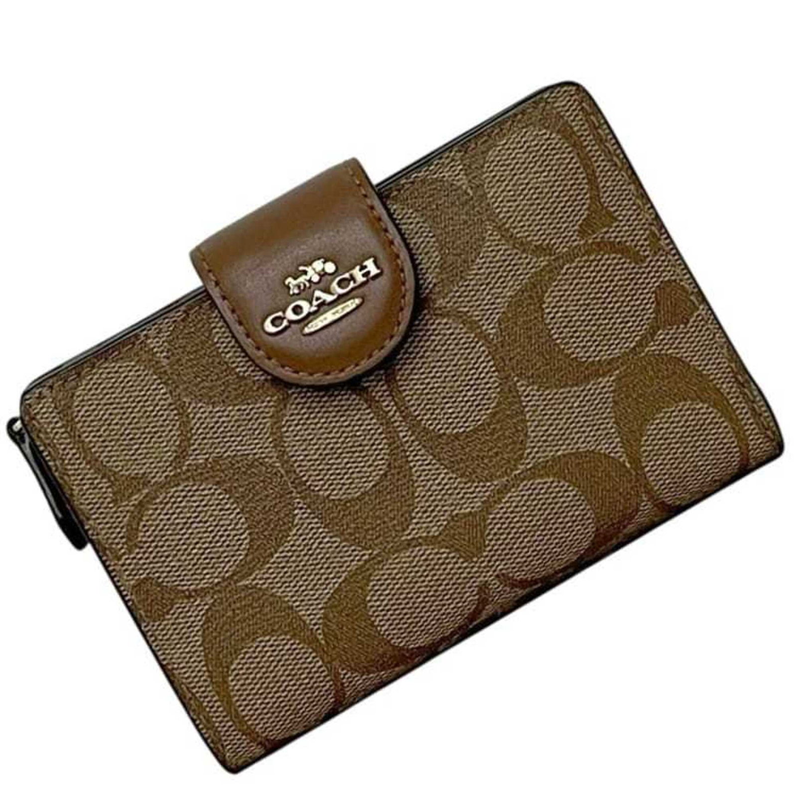 PVC Leather Bi Fold Coach Wallet (1 of 11)
