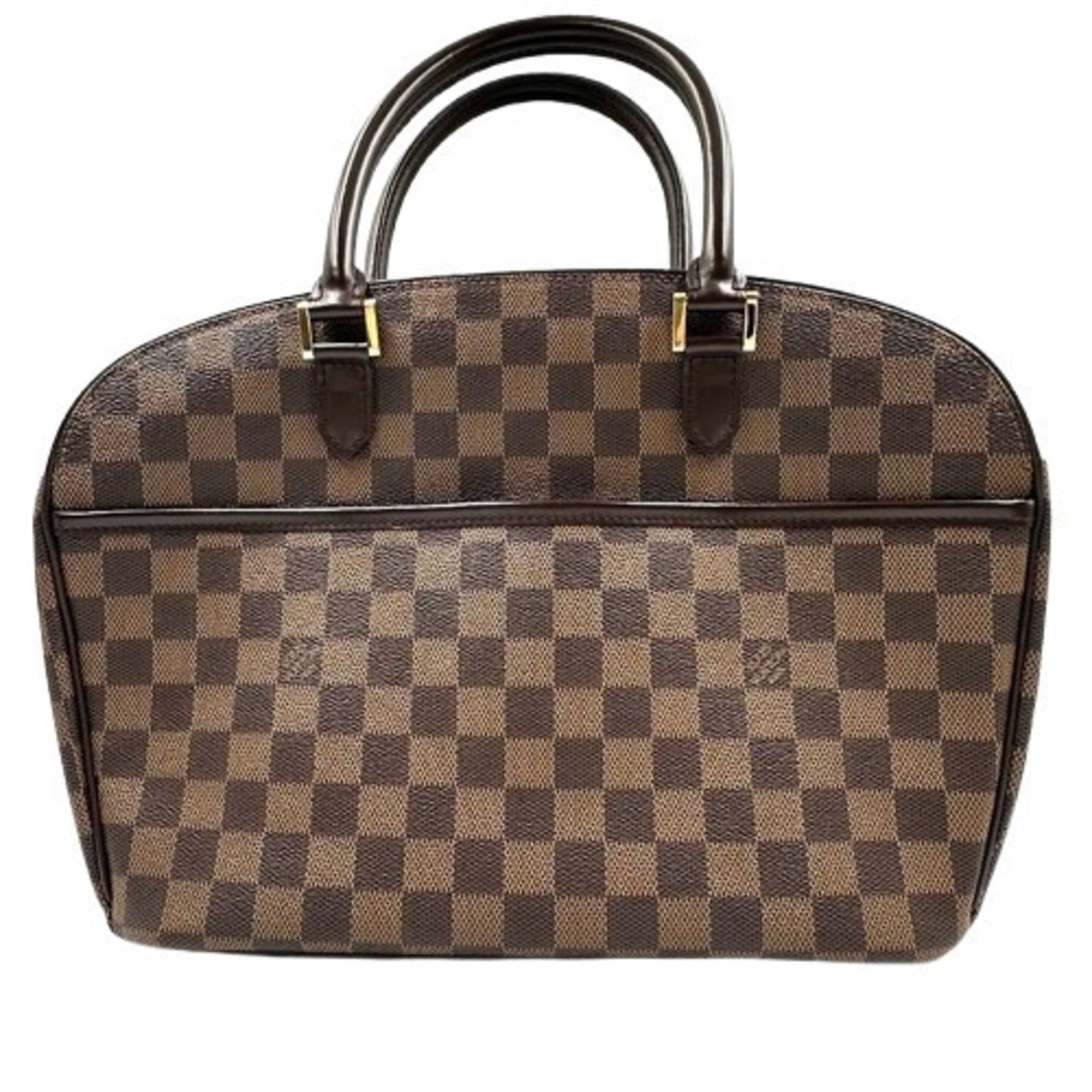 Louis Vuitton Handbag PVC: Louis Vuitton Handbag PVC Brown Louis Vuitton PVC Damier Handbag, measuring 23cm x 32cm x 9cm. Made from high-quality PVC material, this iconic handbag features the classic Damier pattern. A stylish