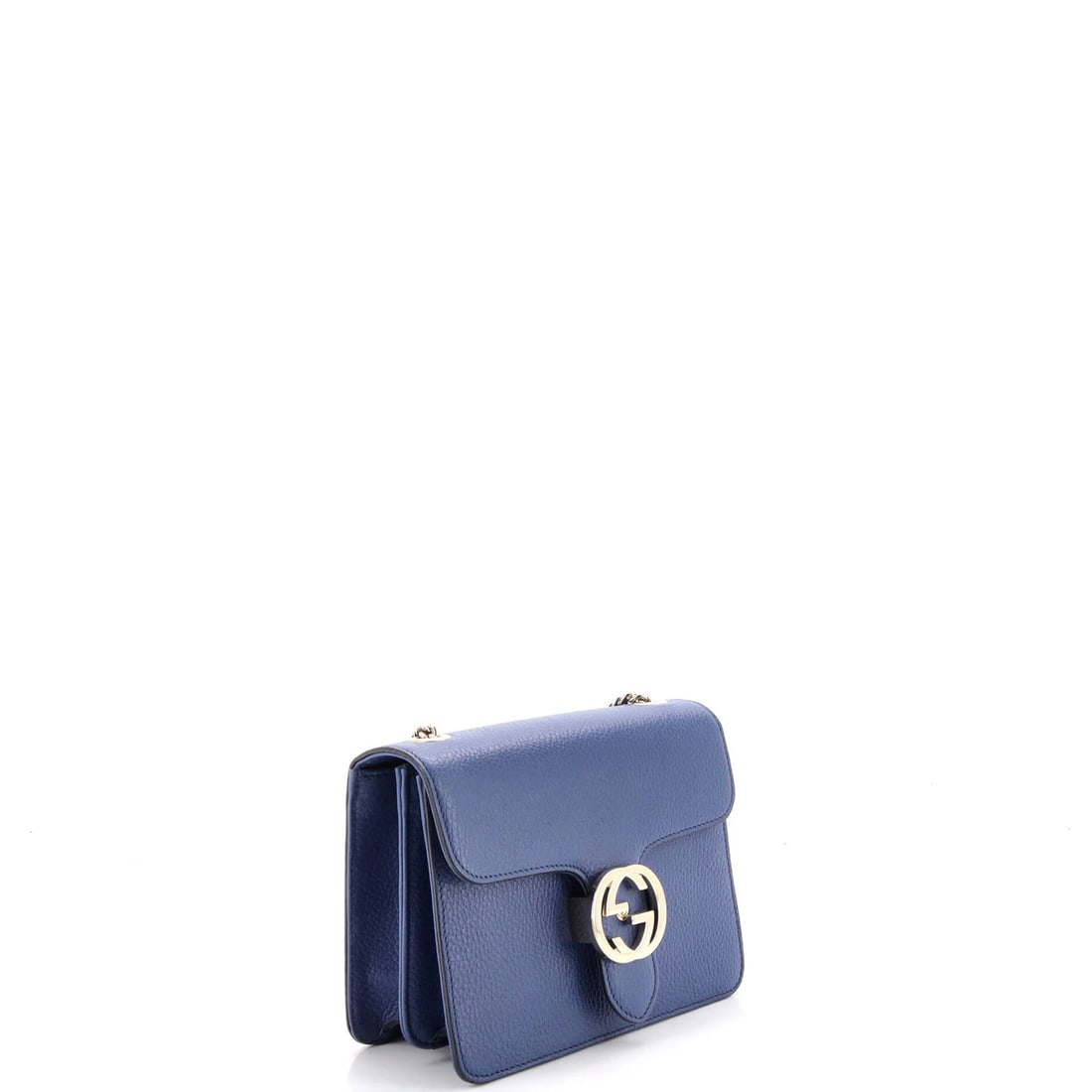 Small leather bag interlocking shoulder Gucci - 2