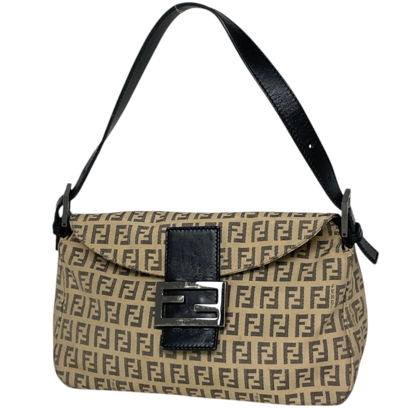 Canvas Leather Fendi Bag Shoulder: Canvas Leather Fendi Bag Shoulder Canvas Leather Fendi Bag Shoulder - A stylish and versatile shoulder bag made from canvas and leather, featuring a signature Fendi design. With its compact size and