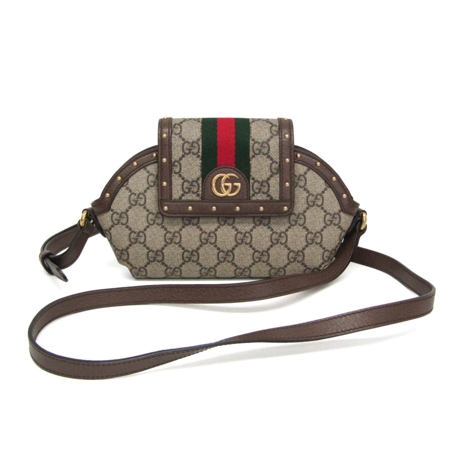 Gucci Shoulder Bag Gg Supreme Leather: Gucci Shoulder Bag Gg Supreme Leather The Gucci Shoulder Bag Gg Supreme Leather features GG Supreme, high-quality leather in beige and brown hues. A snap fastener closure and card slot provide conveni
