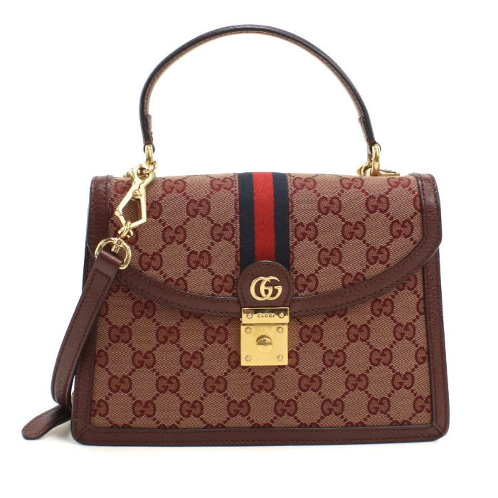 Gucci Handbag Gg Canvas: Gucci Handbag Gg Canvas The Gucci GG Canvas handbag boasts its iconic red color and gold hardware, making it a stylish statement piece. Crafted from high-quality GG canvas material, this women's bag