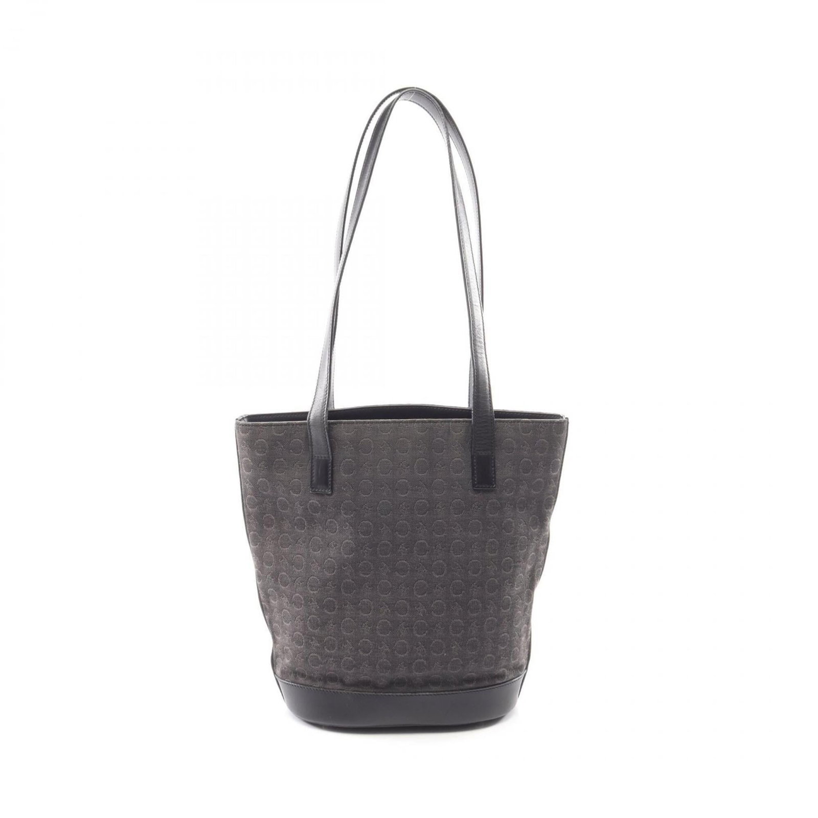 Canvas leather tote bag handbag celine: Canvas leather tote bag handbag celine Canvas leather tote bag from Celine, featuring a black color and dimensions of 27cm x 20cm x 12cm. This stylish handbag combines canvas and leather materials