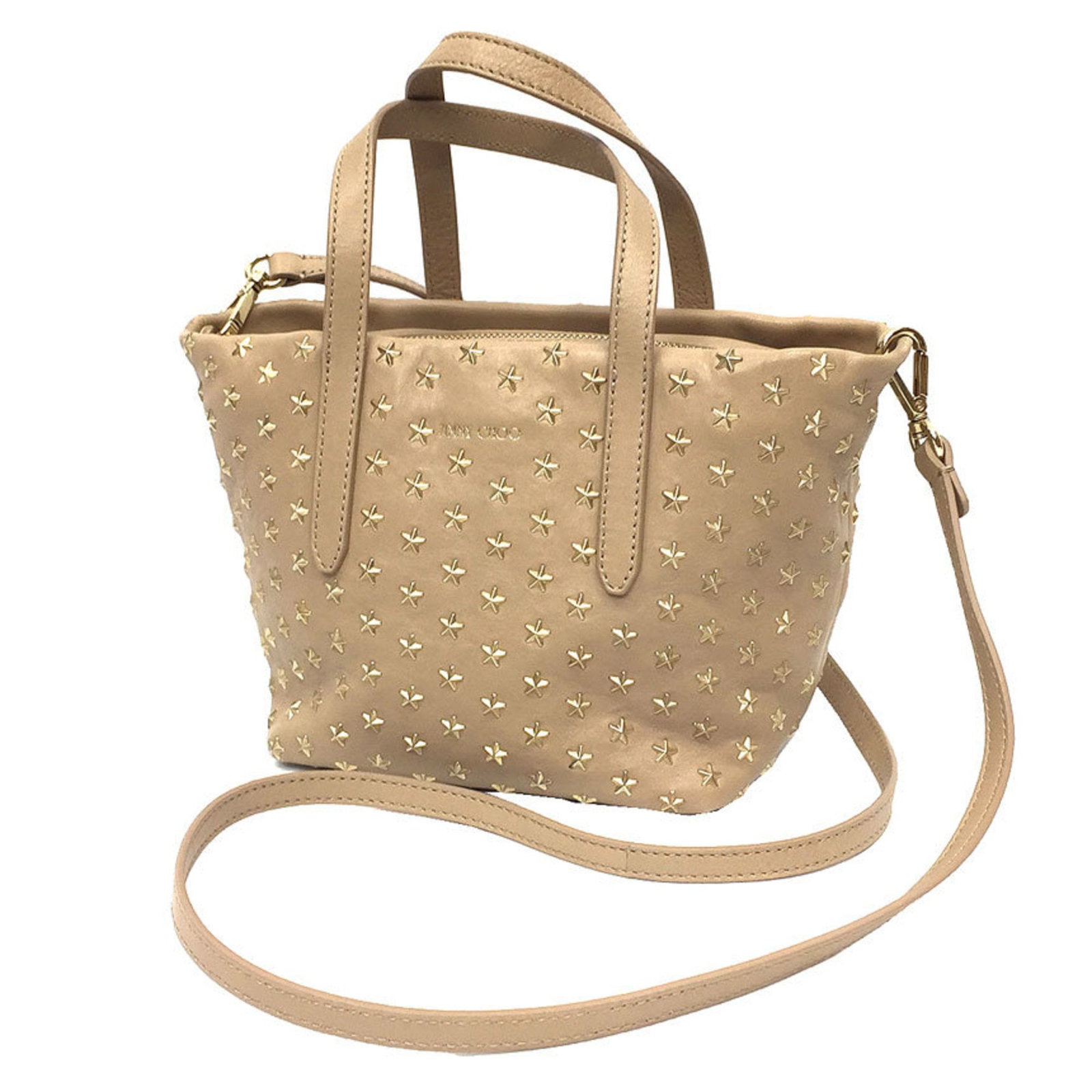 Handbag Leather Jimmy Choo Tote Bag Shoulder (1 of 3)