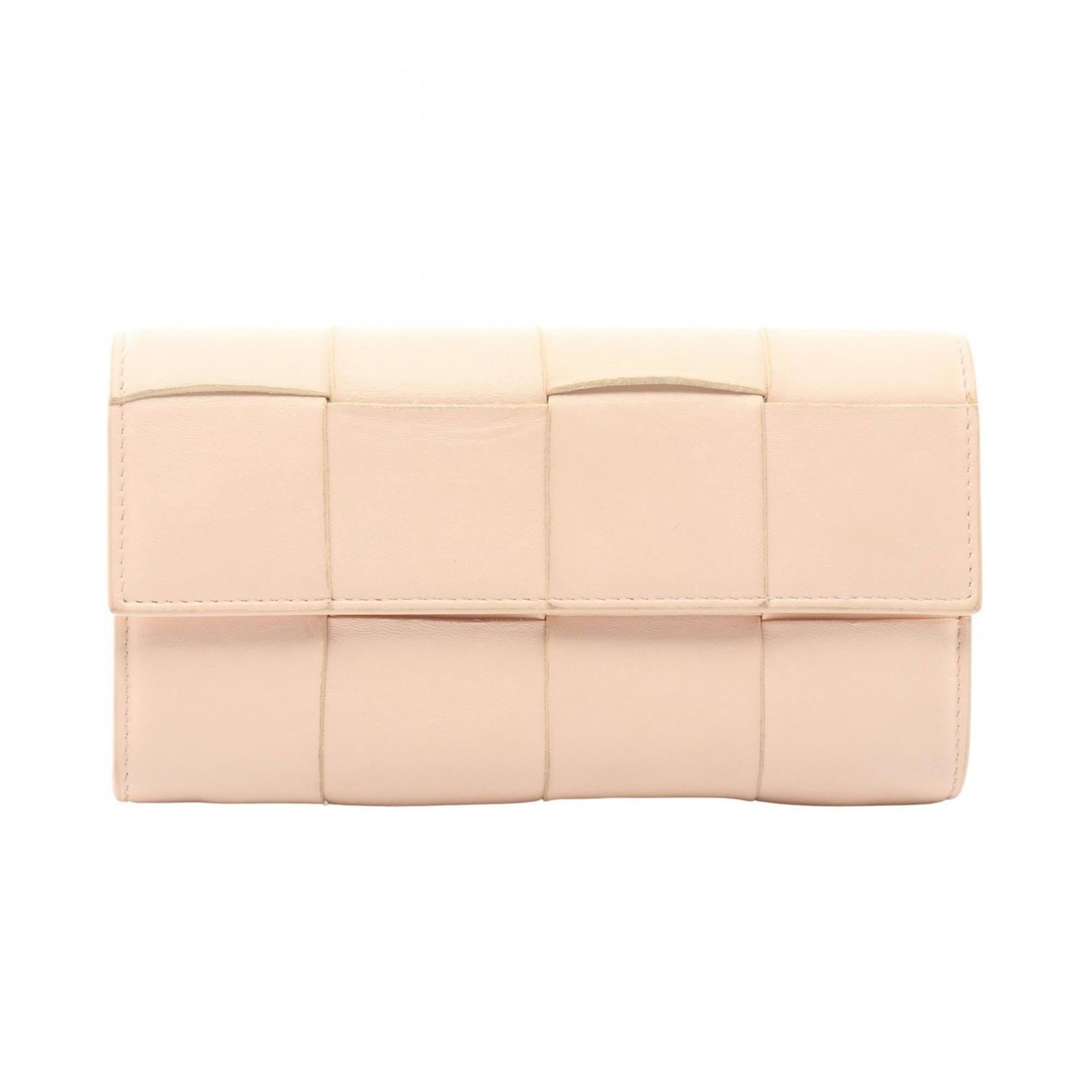 Long Wallet Bi fold Leather Bottega Veneta: Long Wallet Bi fold Leather Bottega Veneta Pink long wallet with bi-fold design in high-quality leather, measuring 10.5cm x 19cm x 2.5cm. This Bottega Veneta piece features a classic style and