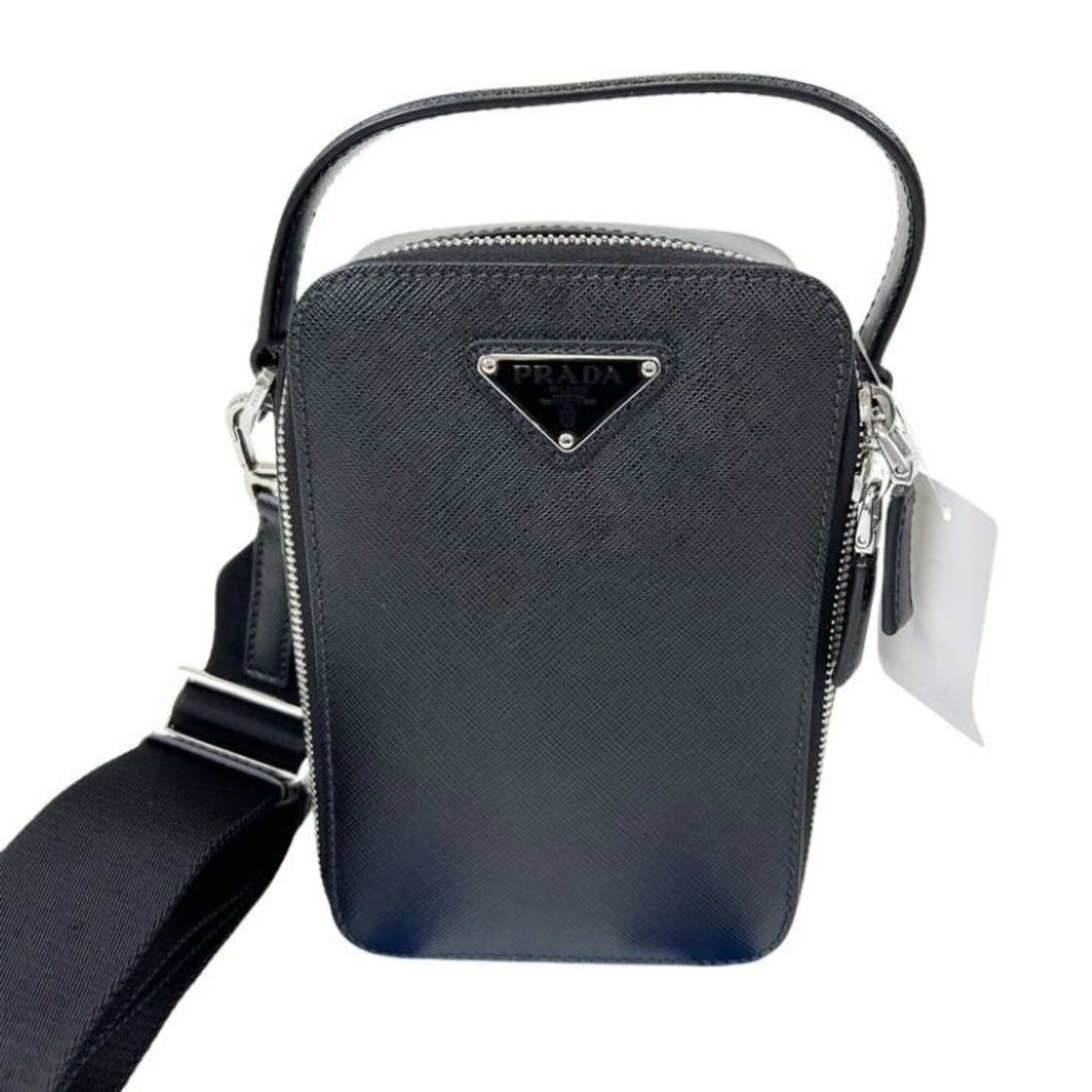 Saffiano Prada Shoulder Bag (1 of 10)