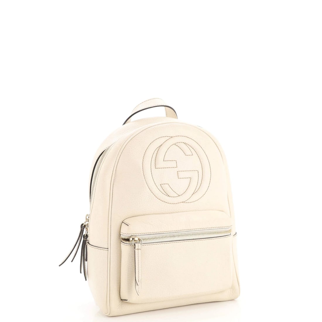 Gucci Chain Leather Backpack - 2