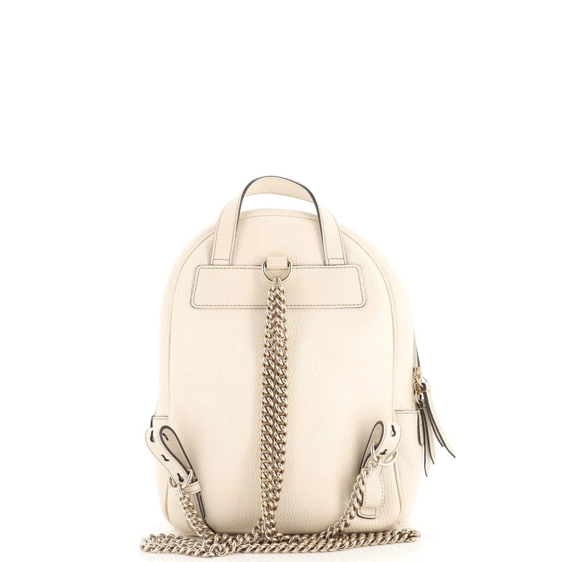 Gucci Chain Leather Backpack - 3
