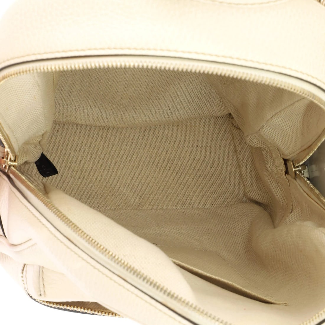 Gucci Chain Leather Backpack - 5