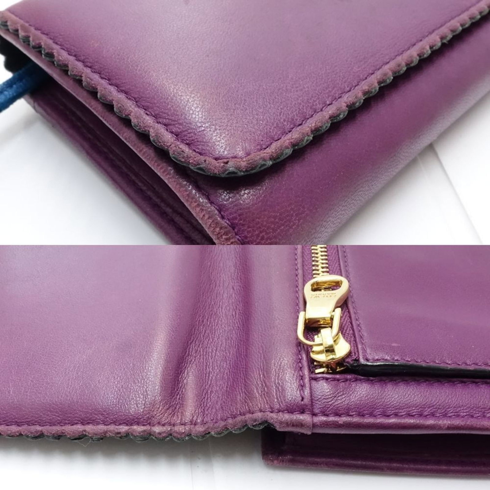 Long Wallet Bi Fold Leather - 4