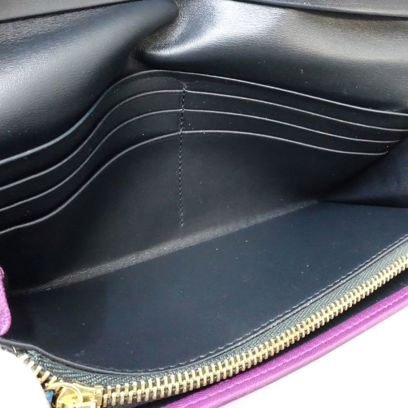 Long Wallet Bi Fold Leather - 6