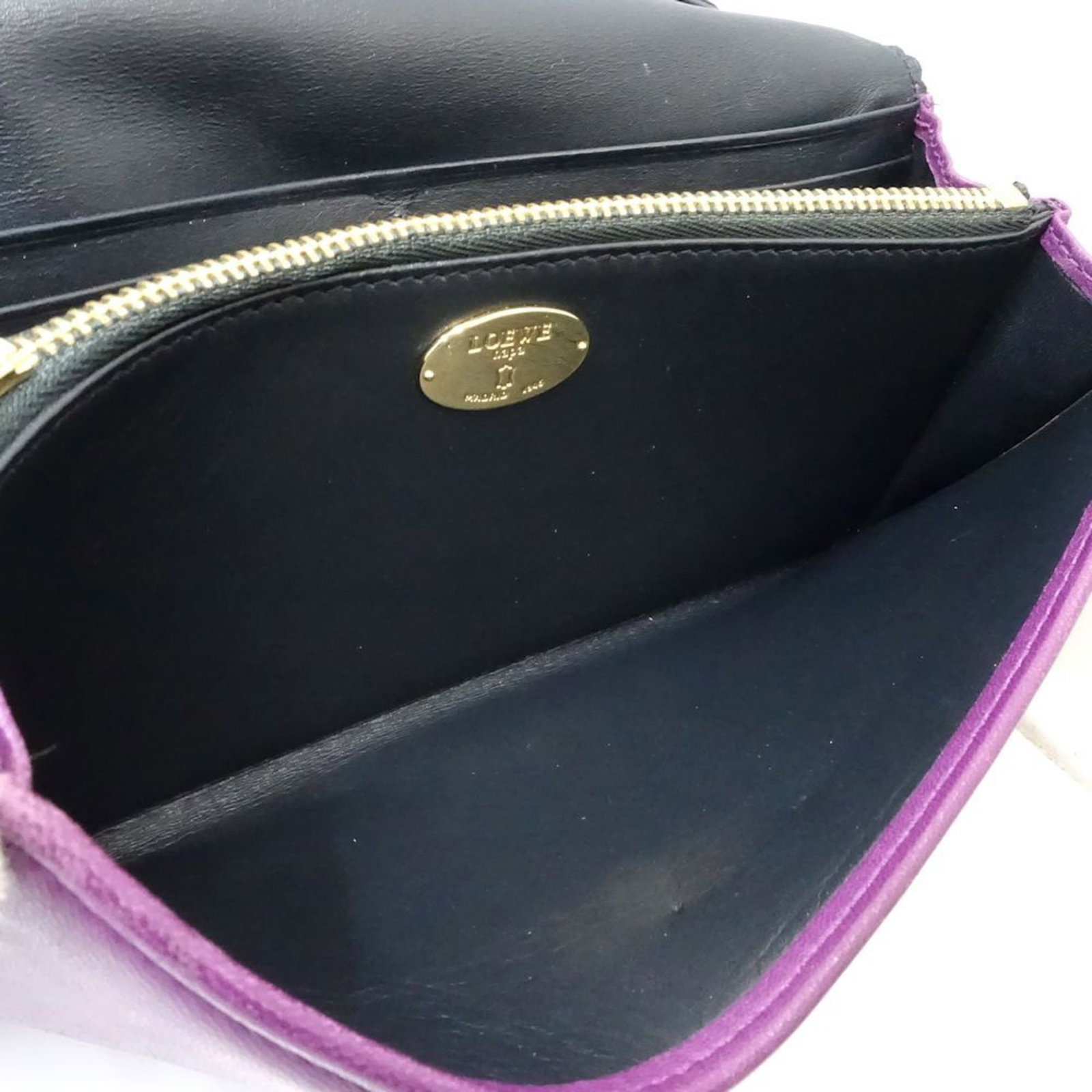 Long Wallet Bi Fold Leather - 7