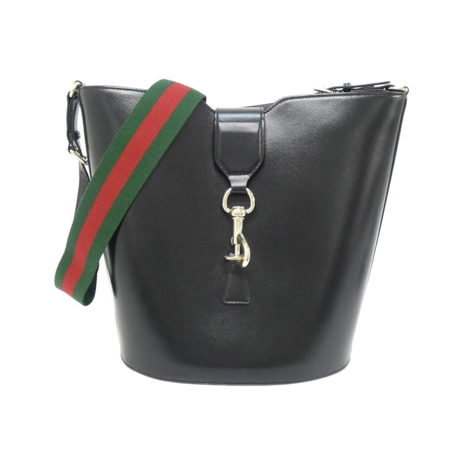 Gucci Shoulder Bag Leather: Gucci Shoulder Bag Leather Black Gucci leather shoulder bag with gold hardware, measuring 28cm x 34cm x 16.5cm. Comes with a dust bag for protection and storage. A stylish accessory from the renowned