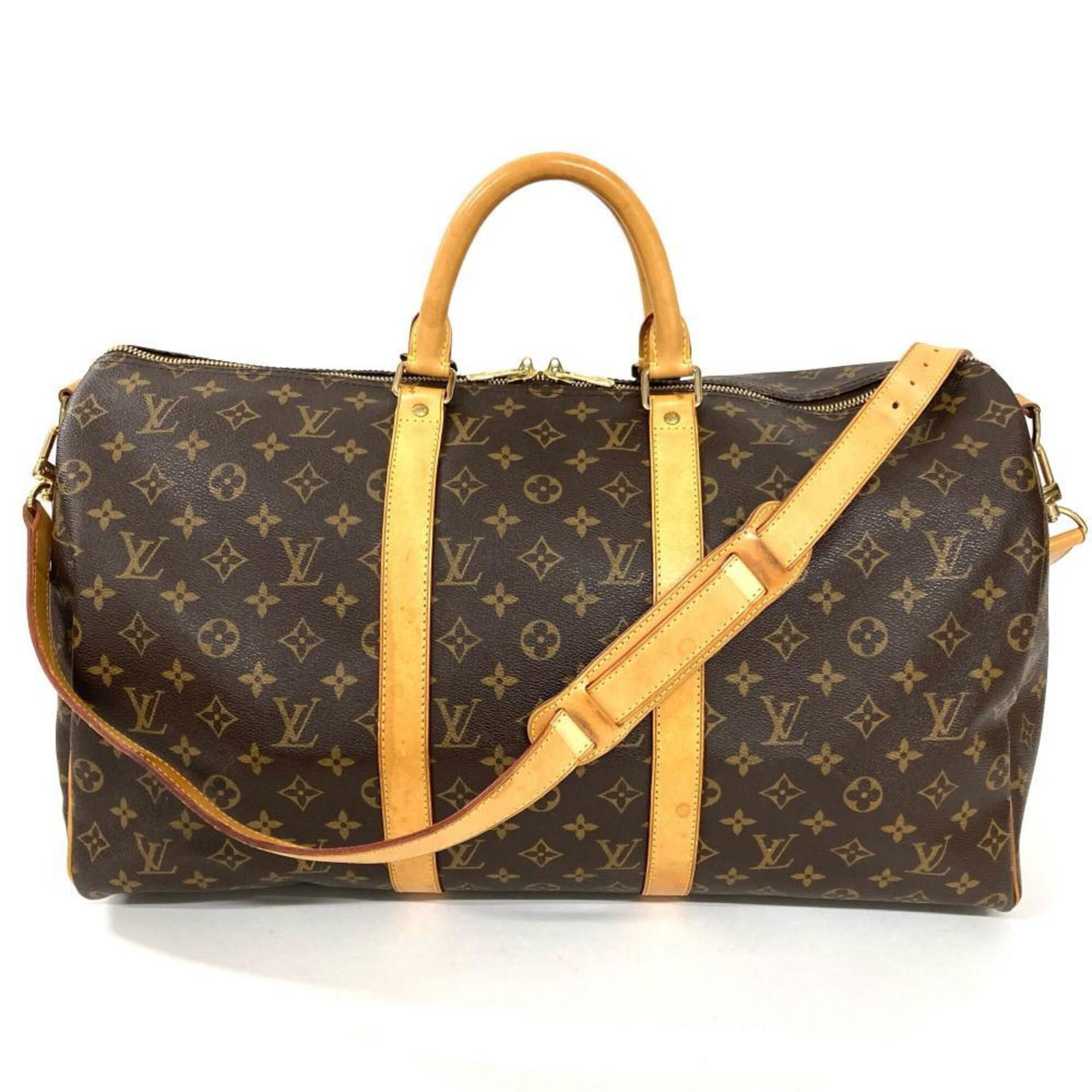 Boston Bag Monogram Canvas Leather Louis Vuitton: Boston Bag Monogram Canvas Leather Louis Vuitton Boston Bag Monogram Canvas Leather Louis Vuitton - A classic design with timeless charm, this brown Boston bag features the iconic monogram pattern
