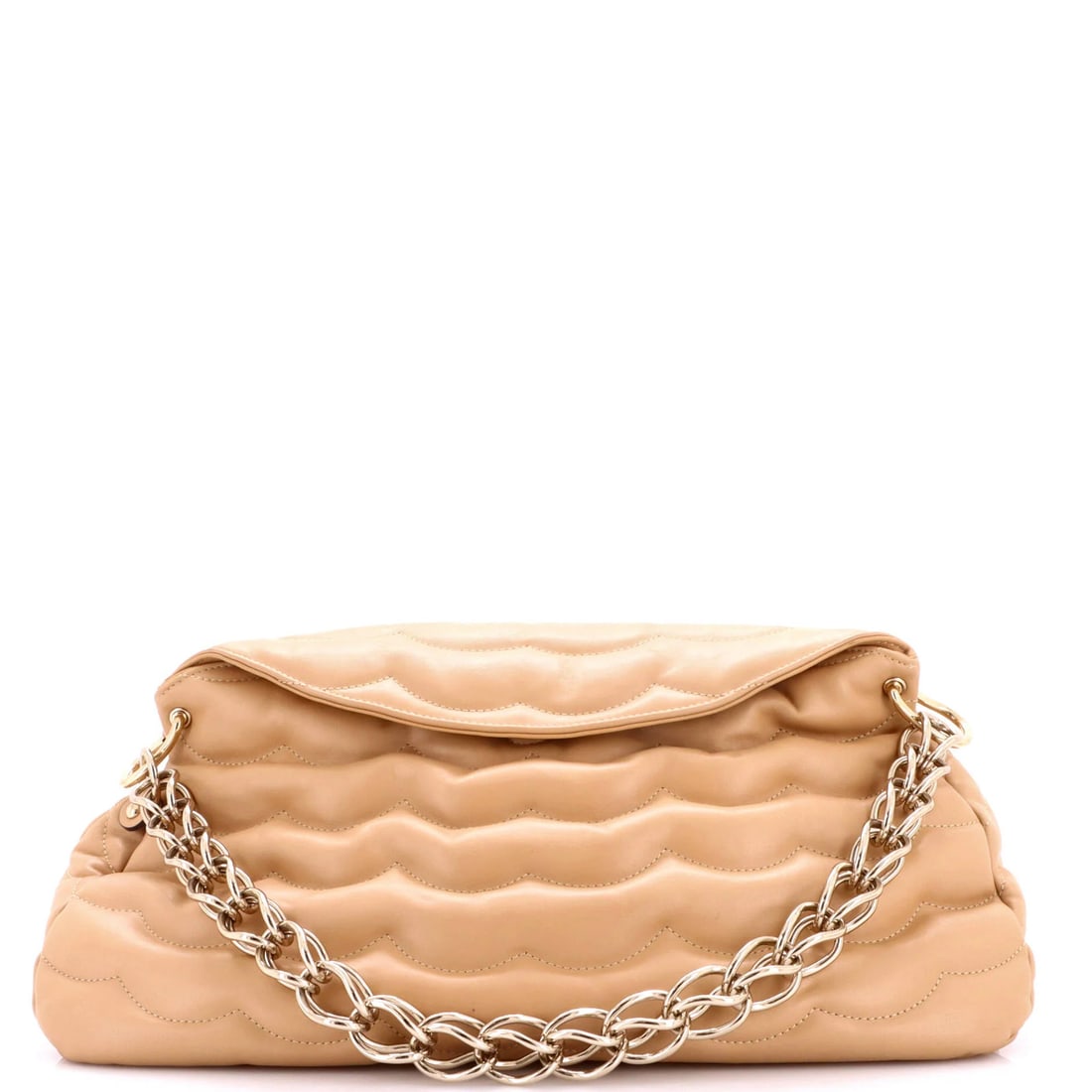 Chloe Juana Medium Quilted Leather Chain Bag: Chloe Juana Medium Quilted Leather Chain Bag The Chloe Juana Medium Quilted Leather Chain Bag boasts a neutral exterior with a classic quilted leather design, adding a touch of sophistication to any