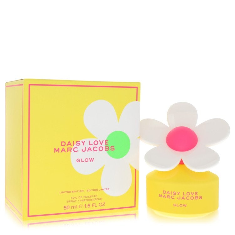 Daisy Love Glow by Marc Jacobs Eau De Toilette Spray (Limited Edition) 1.7 oz: Daisy Love Glow by Marc Jacobs Eau De Toilette Spray (Limited Edition) 1.7 oz Marc Jacobs' Daisy Love Glow Eau De Toilette Spray comes in a limited edition size of 1.7 oz, offering a fragrance