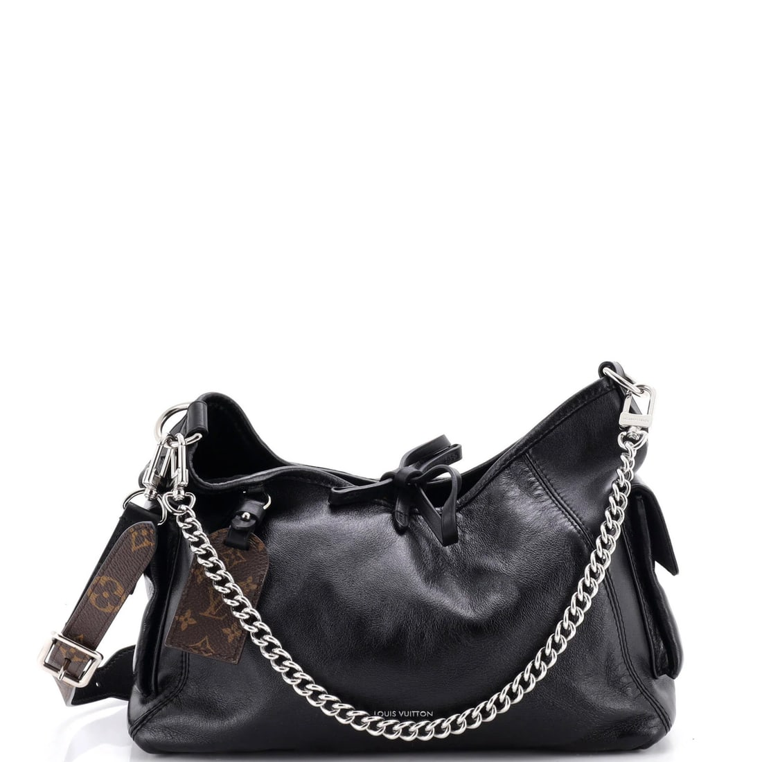 Louis Vuitton CarryAll Cargo Hobo Leather with Monogram Canvas PM (1 of 7)