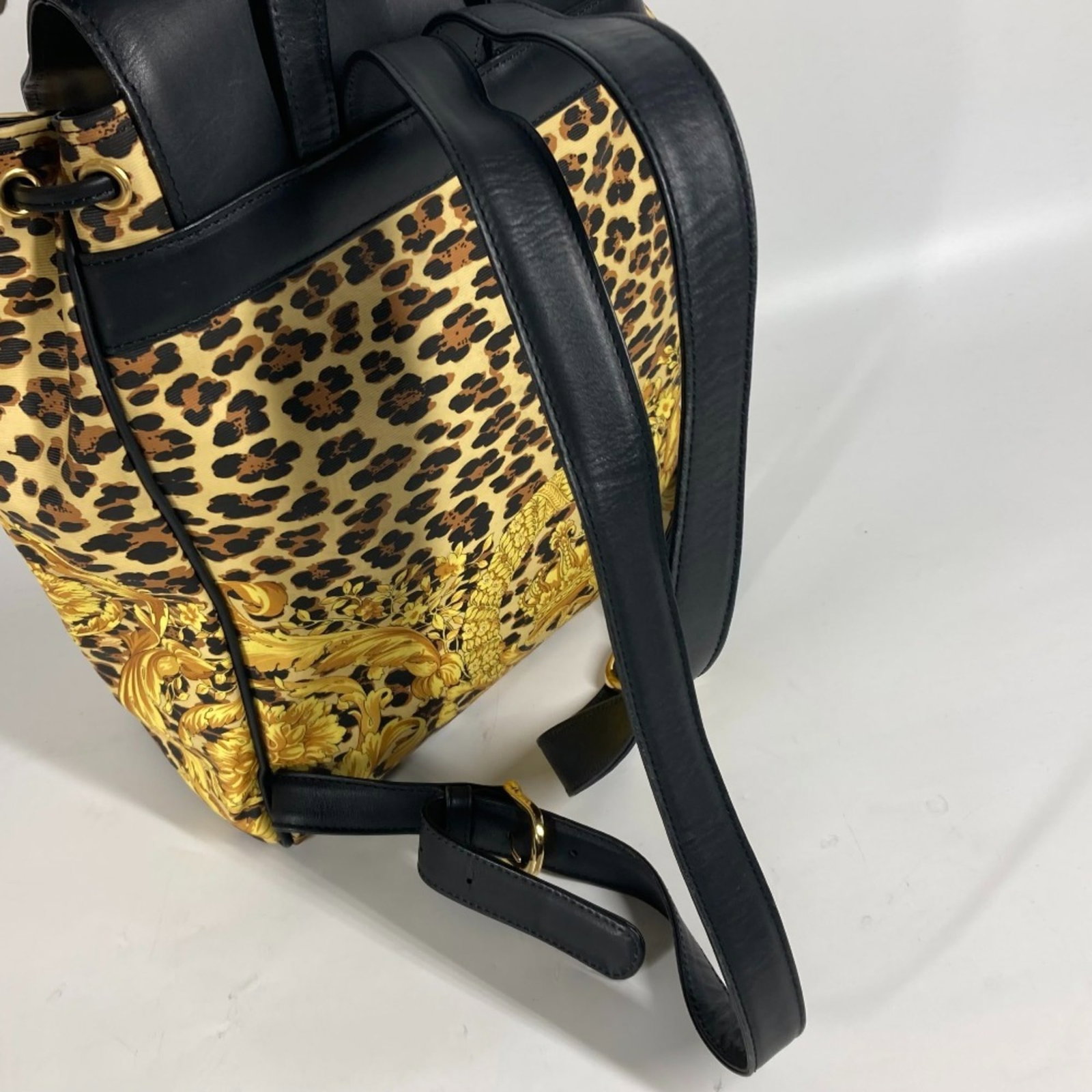 PVC Leather Versace Backpack - 10