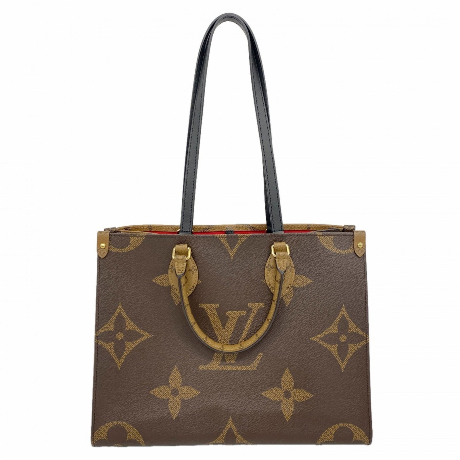 Louis Vuitton Tote Bag: Louis Vuitton Tote Bag Brown Louis Vuitton Tote Bag, 27cm x 34cm x 15cm. This classic tote bag features the iconic monogram pattern and is made from high-quality materials. The timeless design makes i