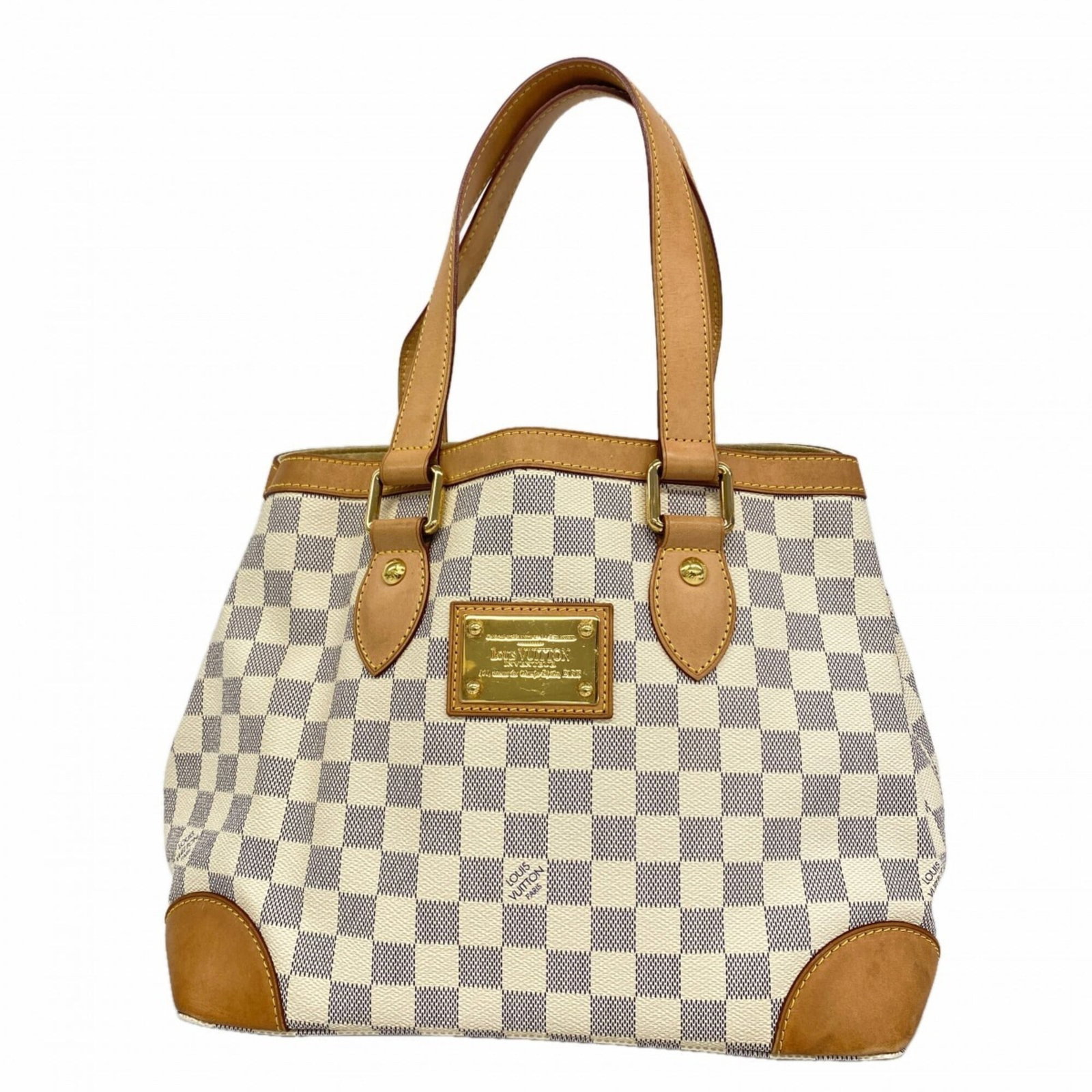 Louis Vuitton Tote Bag: Louis Vuitton Tote Bag White Louis Vuitton Tote Bag, 24cm x 28cm x 18cm, bears the MPN N51207 and is a classic women's tote bag design. Made with attention to detail, its clean lines and timeless