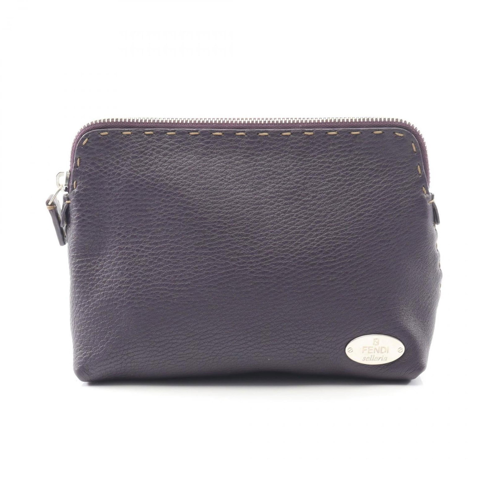 Fendi pouch leather