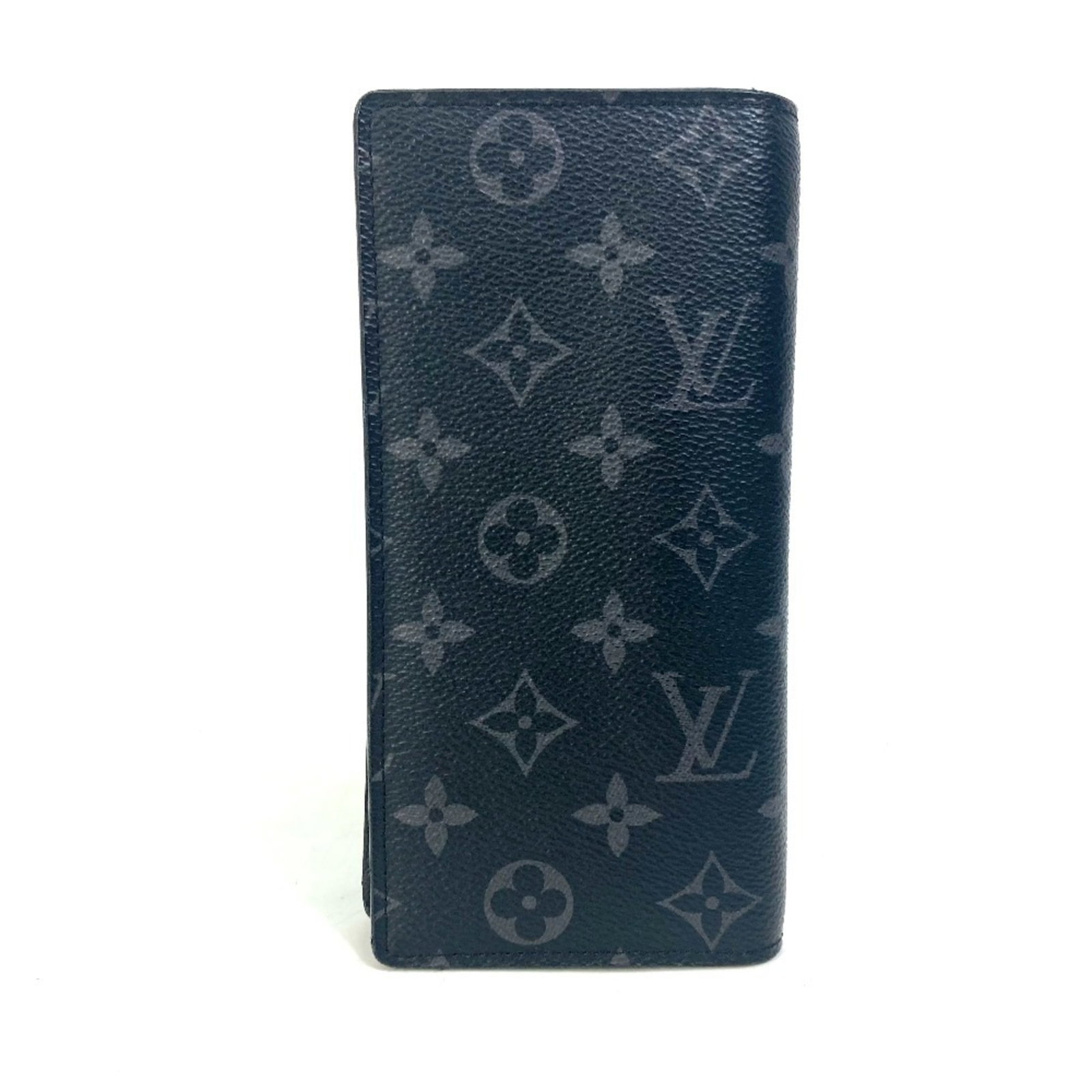 Monogram Eclipse Bi Fold Wallet Vuitton Louis: Monogram Eclipse Bi Fold Wallet Vuitton Louis Monogram Eclipse Bi Fold Wallet Vuitton Louis - A sleek and sophisticated accessory, this black Monogram Eclipse bi-fold wallet features a classic design 