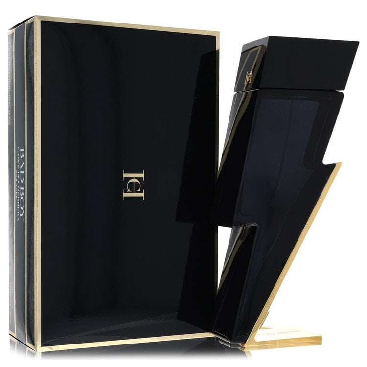 Bad Boy by Carolina Herrera Eau De Toilette Spray 5.1 oz: Bad Boy by Carolina Herrera Eau De Toilette Spray 5.1 oz Spicy and sweet elements fuse with fresh aromatic herbs and cacao in Bad Boy, a spicy oriental fragrance for men. The scent opens with a
