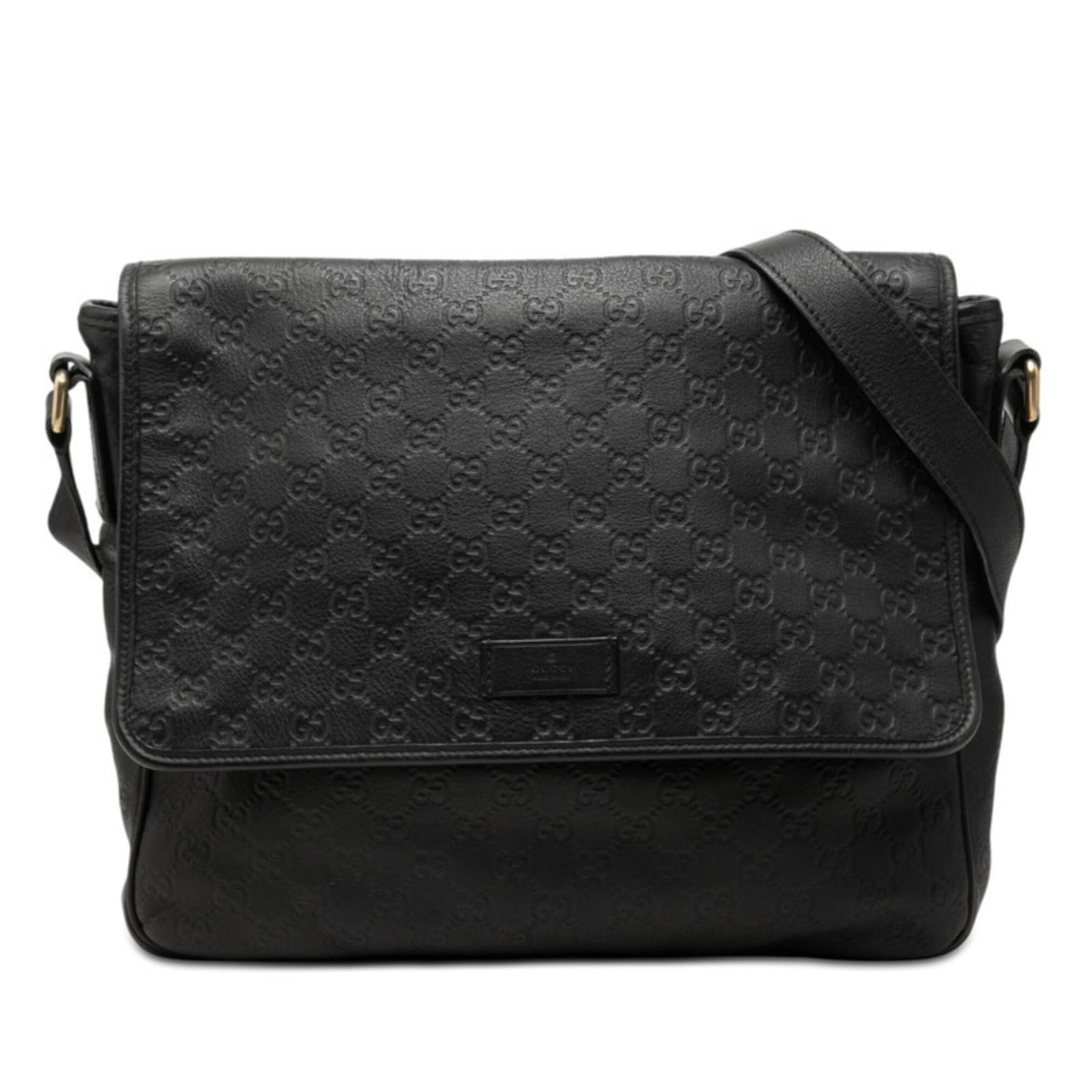 Gucci Shoulder Bag Leather: Gucci Shoulder Bag Leather The Gucci Shoulder Bag Leather features sleek black leather construction, measuring 32cm x 34cm x 9.5cm, making it a stylish and compact accessory. With its classic design a