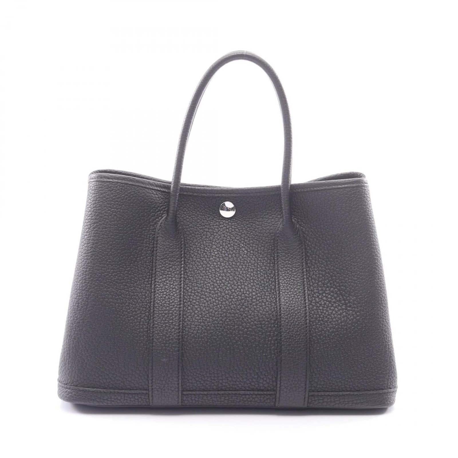 Hermes Handbag Negonda Leather Tote: Hermes Handbag Negonda Leather Tote Negonda leather tote bag from Hermes, featuring a sleek black design. This classic style measures 21cm x 30cm x 14cm and boasts the signature Negonda leather crafts