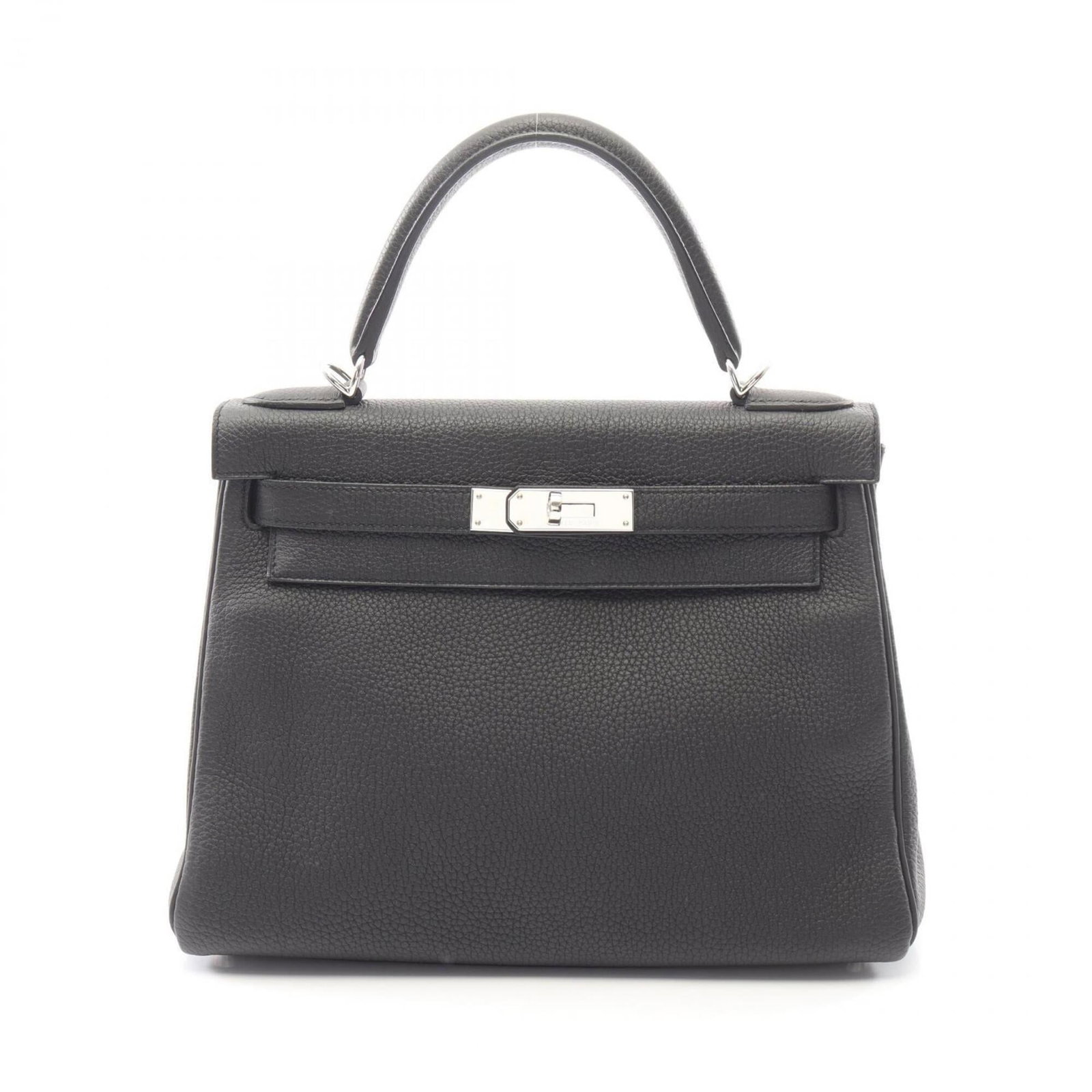 Togo Leather Handbag Hermes: Togo Leather Handbag Hermes Togo leather, a classic choice for timeless elegance, adorns this sleek black handbag from Hermes. Measuring just 21cm x 28cm x 11cm, it's the perfect size for everyday car