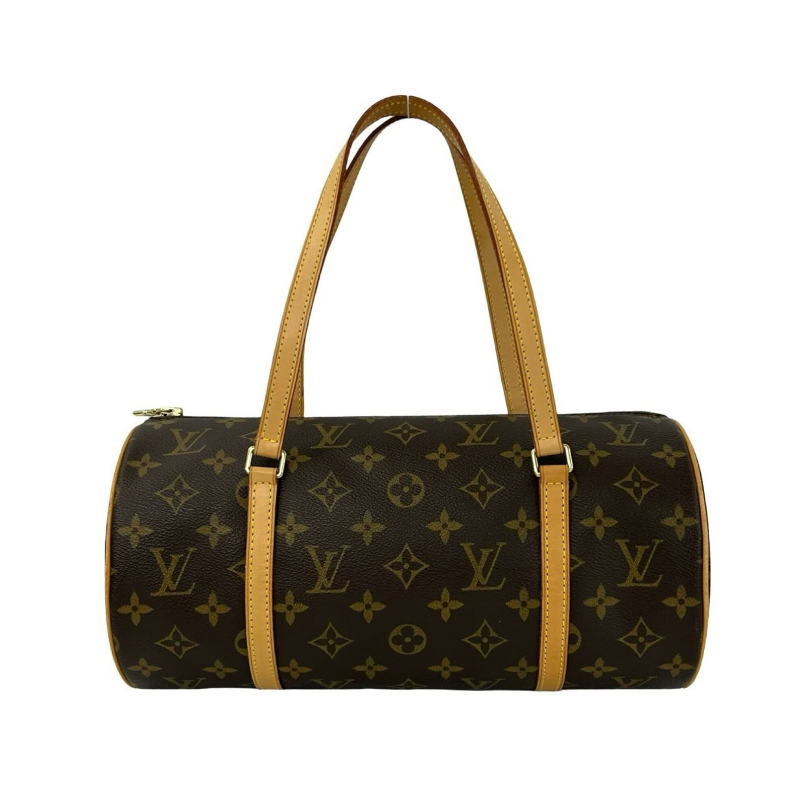 Boston Leather Handbag PVC Louis Vuitton: Boston Leather Handbag PVC Louis Vuitton Boston Leather Handbag PVC Louis Vuitton - A stylish and durable handbag featuring high-quality leather and PVC materials, with a classic brown color. Measurin