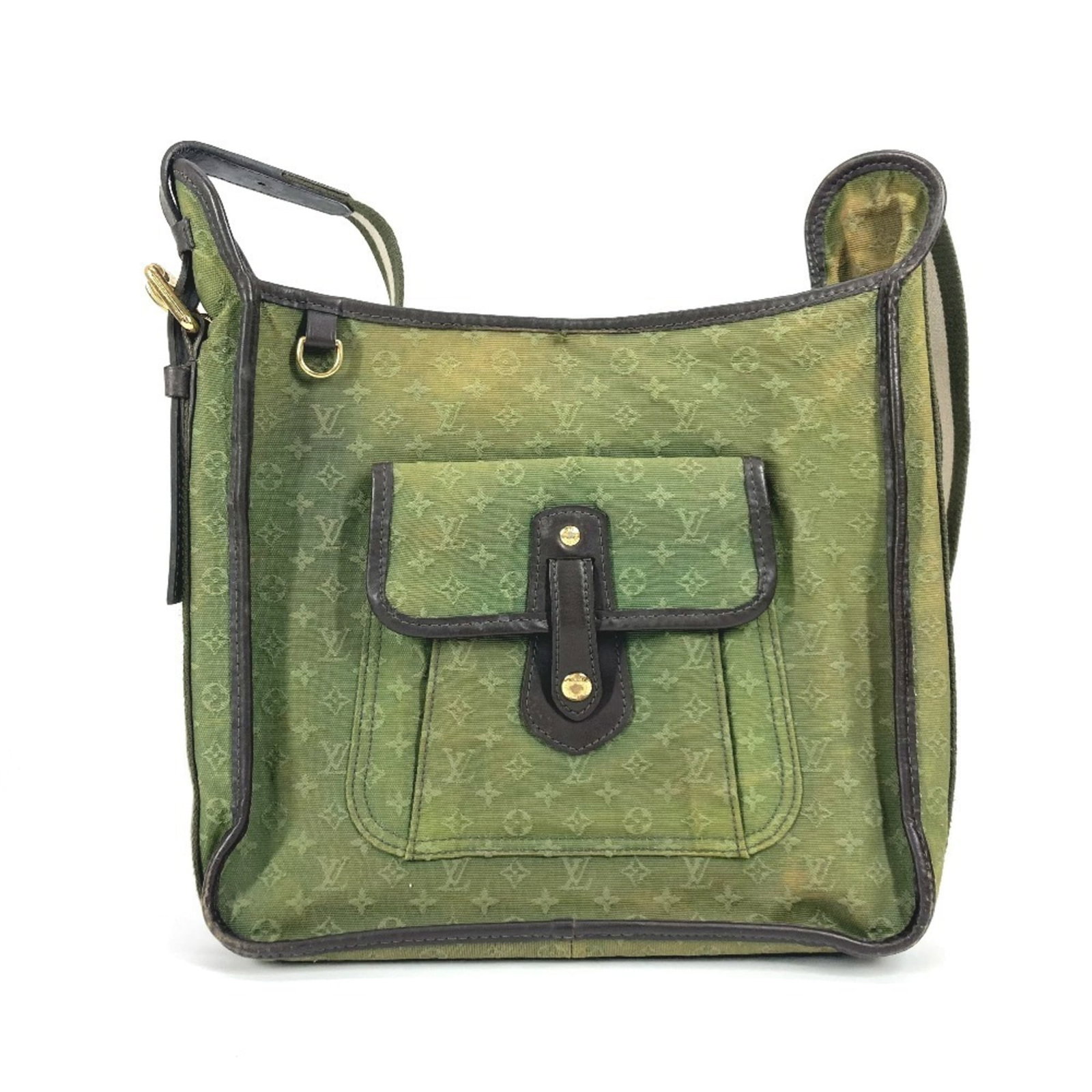 Louis Vuitton Shoulder Bag Monogram Mini: Louis Vuitton Shoulder Bag Monogram Mini The Louis Vuitton Shoulder Bag Monogram Mini is a compact and stylish accessory featuring the iconic monogram pattern. With its khaki color and sleek design,