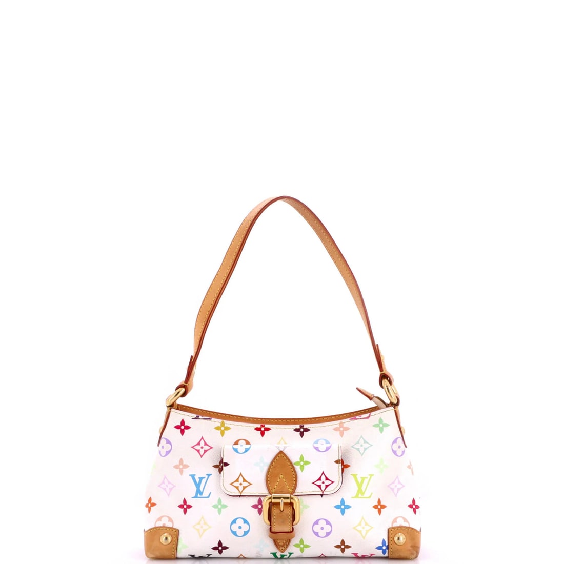 Louis Vuitton Eliza Handbag Monogram Multicolor: Louis Vuitton Eliza Handbag Monogram Multicolor White Louis Vuitton Eliza Handbag Monogram Multicolor with a unique, multicolored monogram pattern. This canvas-coated hobo-style handbag features a