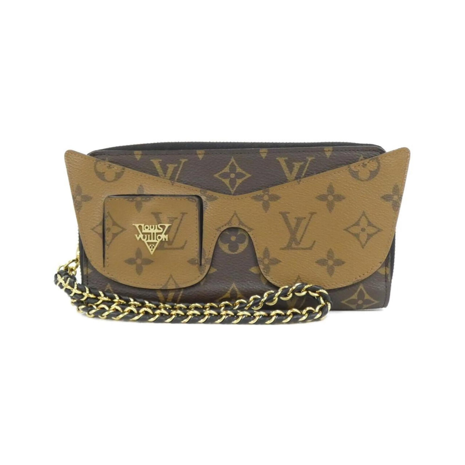 Canvas wallet bi-fold coated long Louis Vuitton: Canvas wallet bi-fold coated long Louis Vuitton Marron coated canvas Louis Vuitton bi-fold wallet with classic long design, featuring a timeless and sophisticated look. This stylish accessory boasts