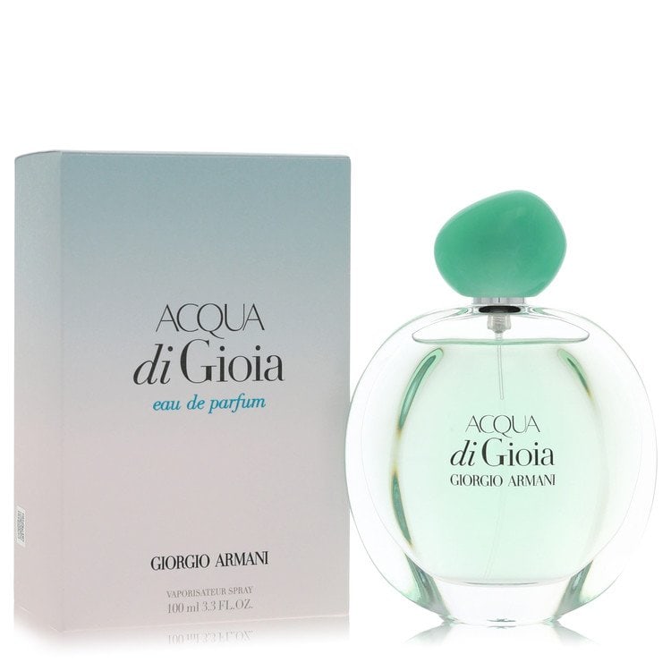 Acqua Di Gioia by Giorgio Armani Eau De Parfum Spray (Tester) 1 oz: Acqua Di Gioia by Giorgio Armani Eau De Parfum Spray (Tester) 1 oz Light and natural, Acqua Di Gioia by Giorgio Armani is inspired by summer holidays on the islands of Pantelleria and Antigua. This fl