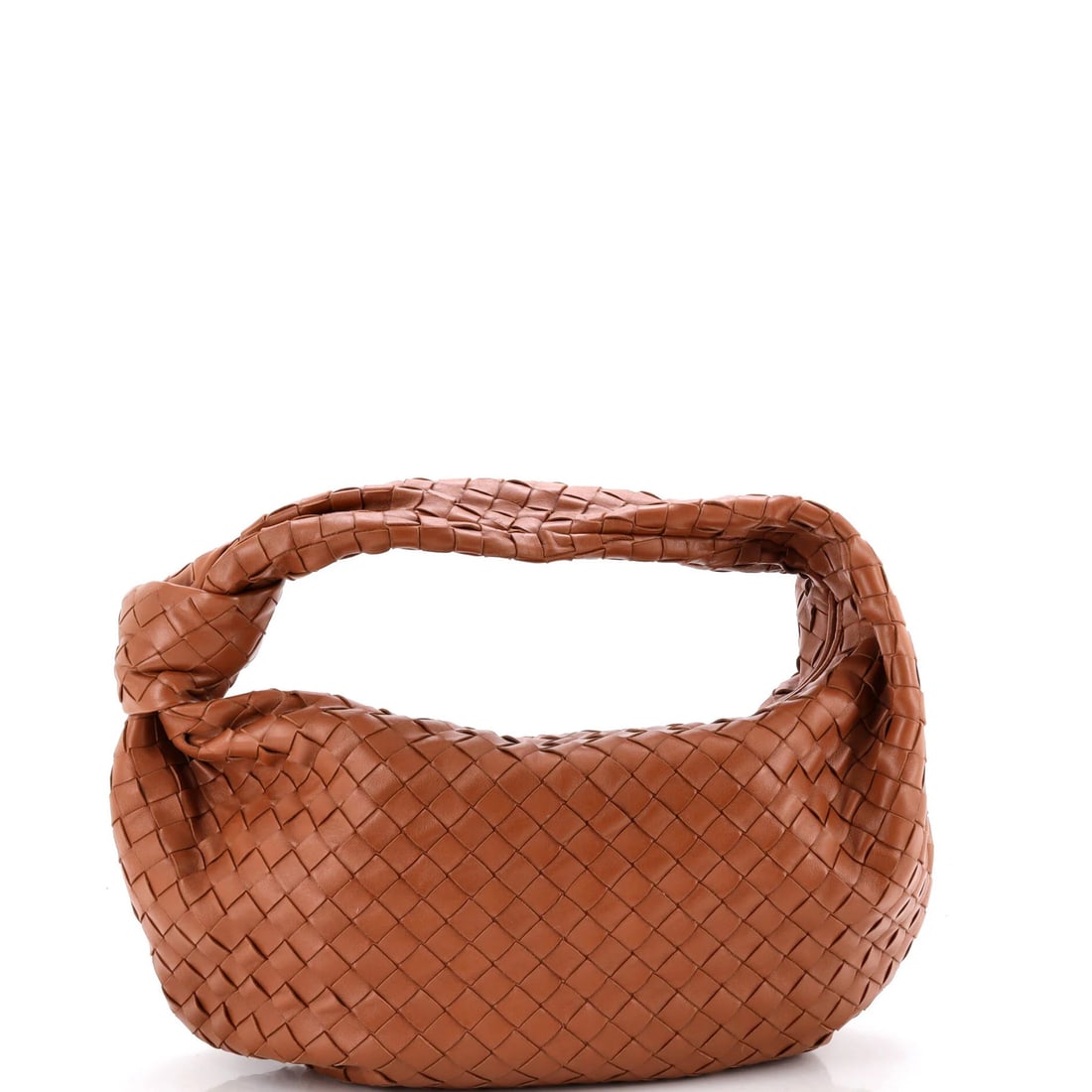 Veneta Bottega BV Small Jodie Hobo Intrecciato Nappa: Veneta Bottega BV Small Jodie Hobo Intrecciato Nappa Small, elegant Bottega Veneta BV Jodie Hobo in rich brown leather with intricate intrecciato pattern. This stylish small hobo features a sturdy