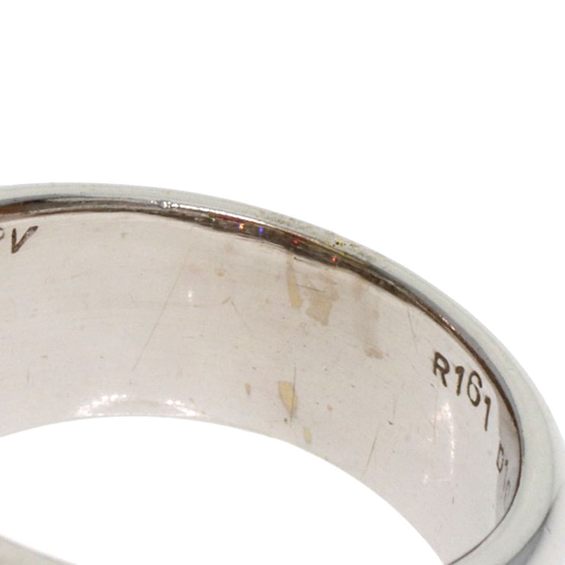 K18 White Gold Ruby Diamond Ring Ponte Vecchio - 8